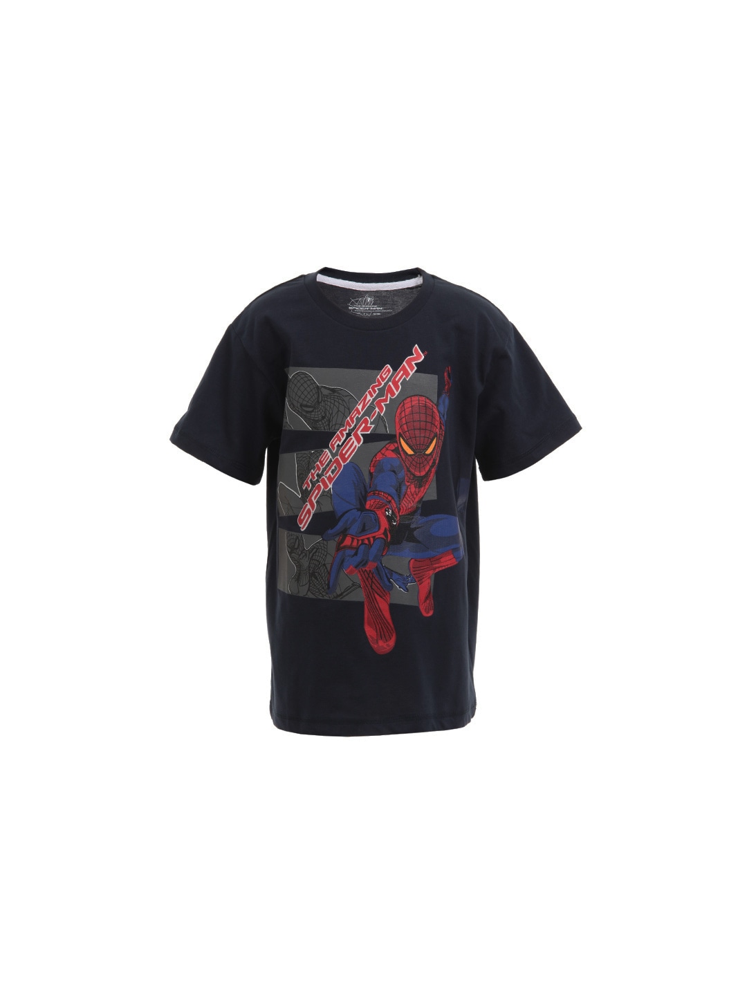 The Amazing Spiderman Boys Navy Blue T-shirt
