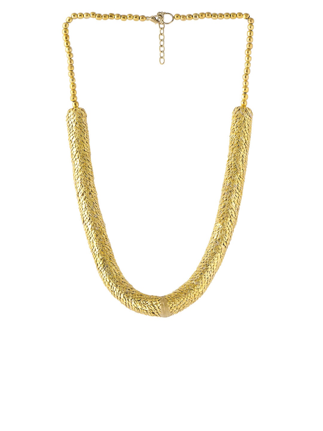 Pitaraa Golden Fish Scale Necklace