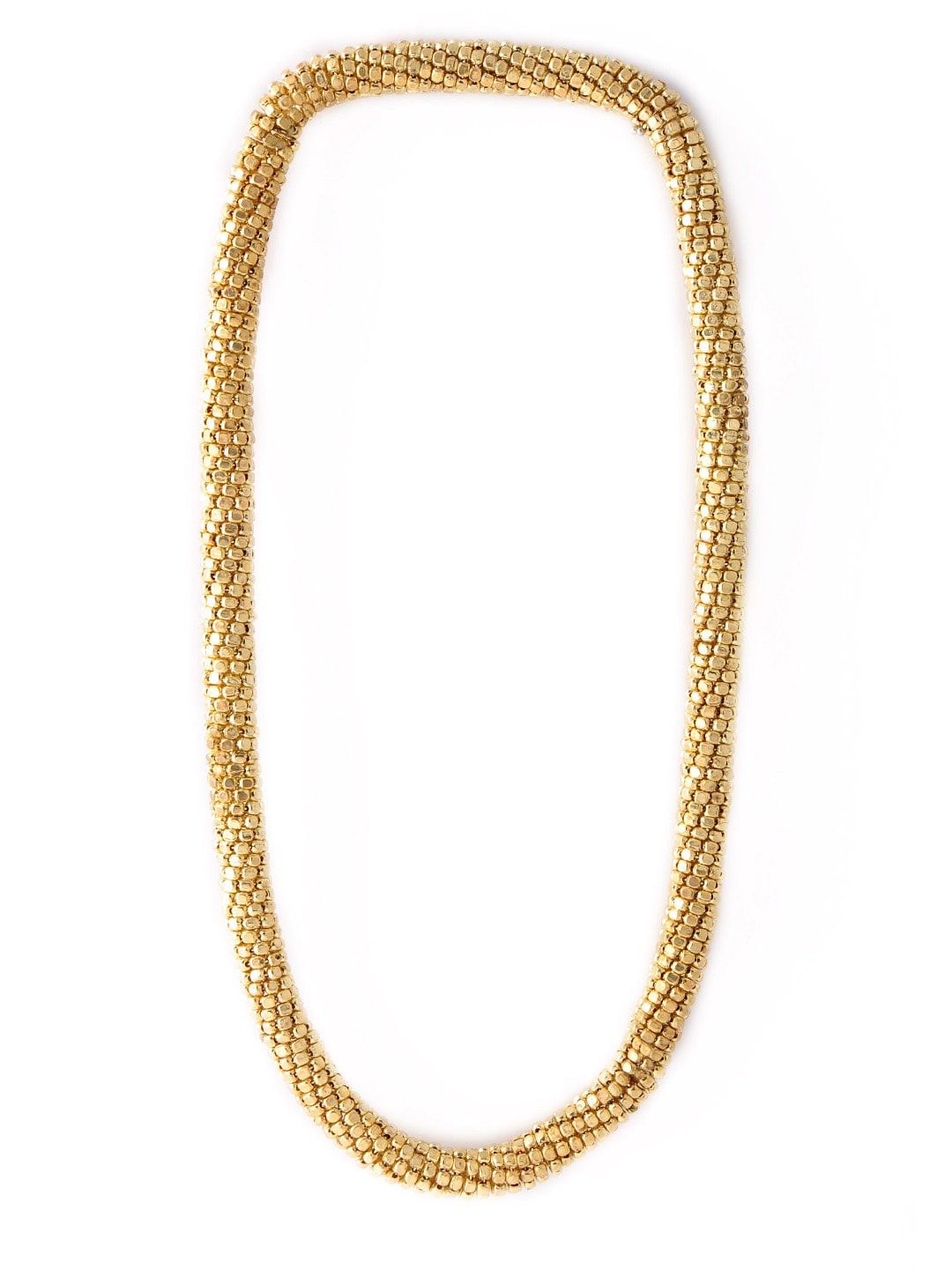 Pitaraa Golden Beaded Sheet Necklace