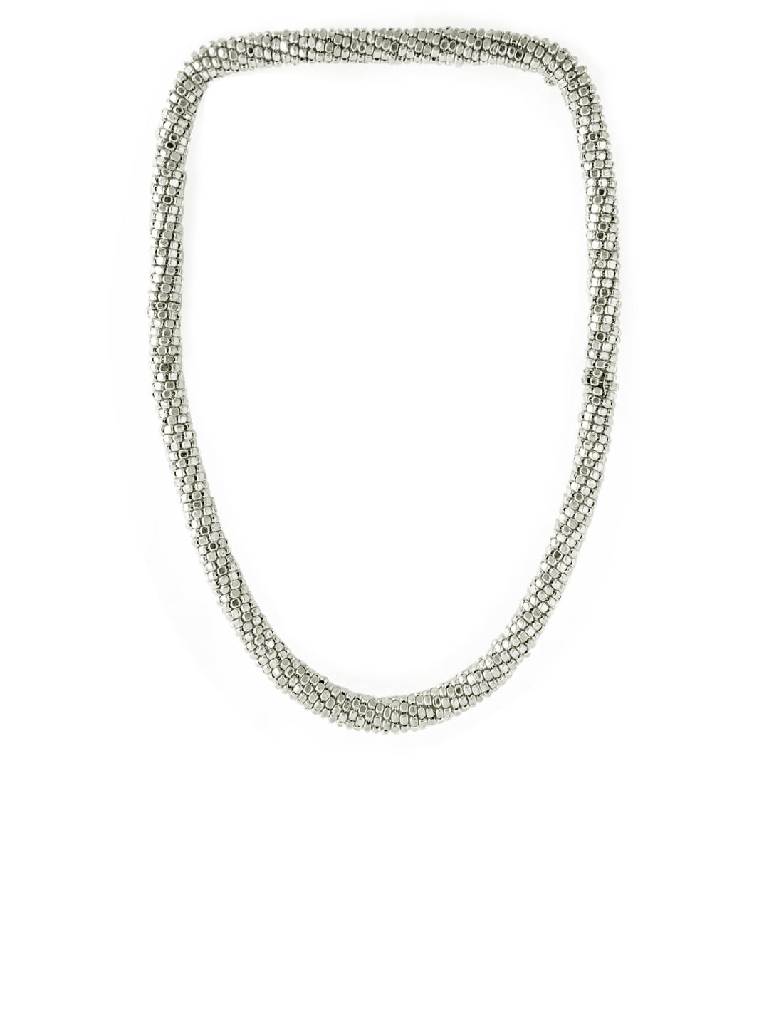 Pitaraa Silver Beaded Sheet Necklace