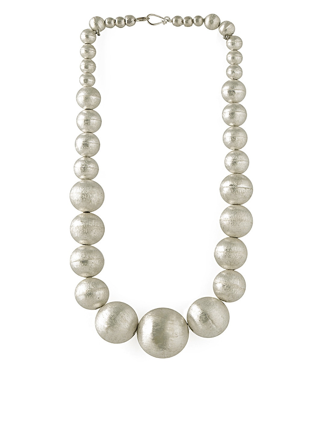 Pitaraa Silver Ball Necklace