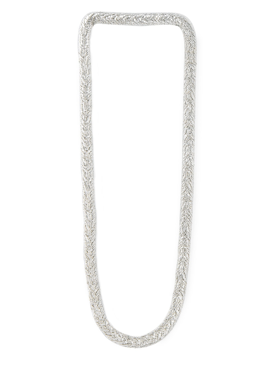 Pitaraa Silver Fish Scale Necklace