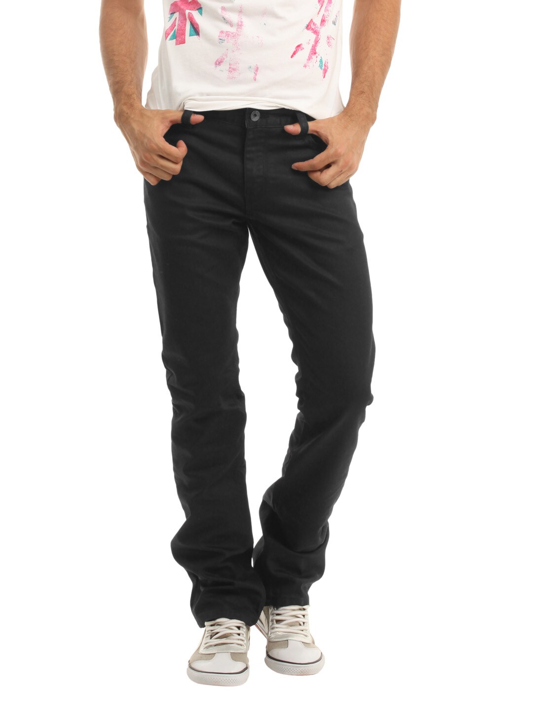 French Connection Men Black Jeans