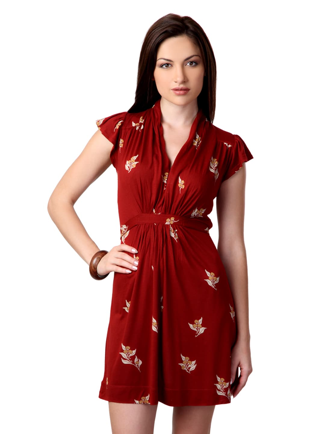 French Connection Women Red Dress