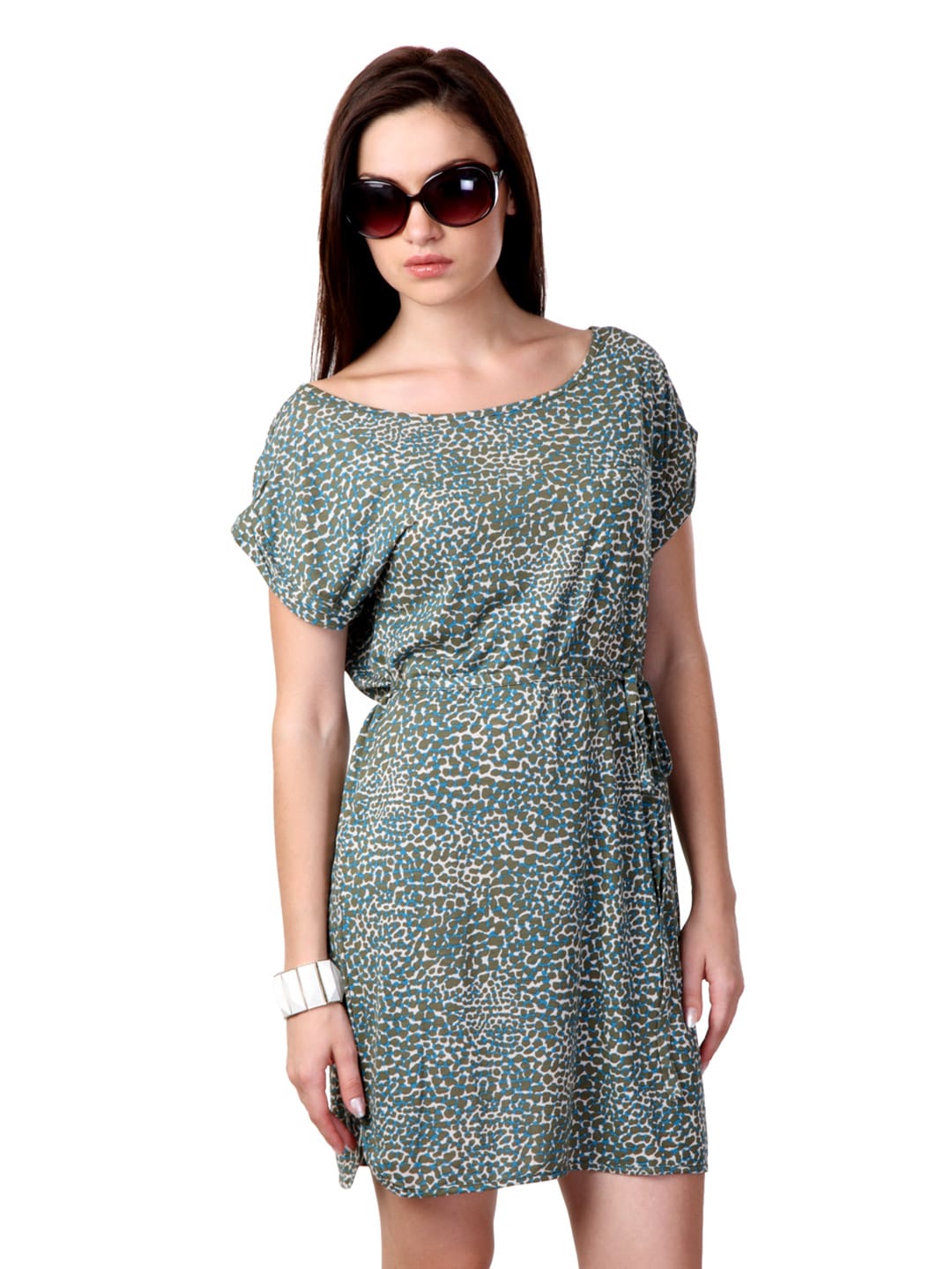 French Connection Women Green Dress