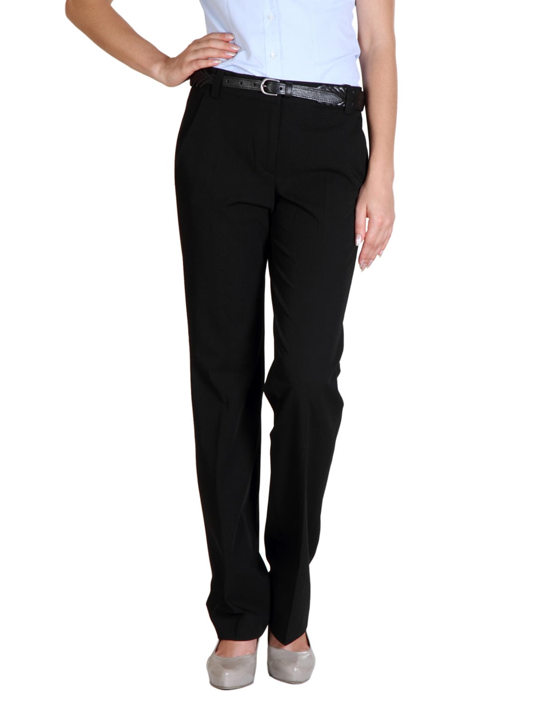 French Connection Women Black Trousers