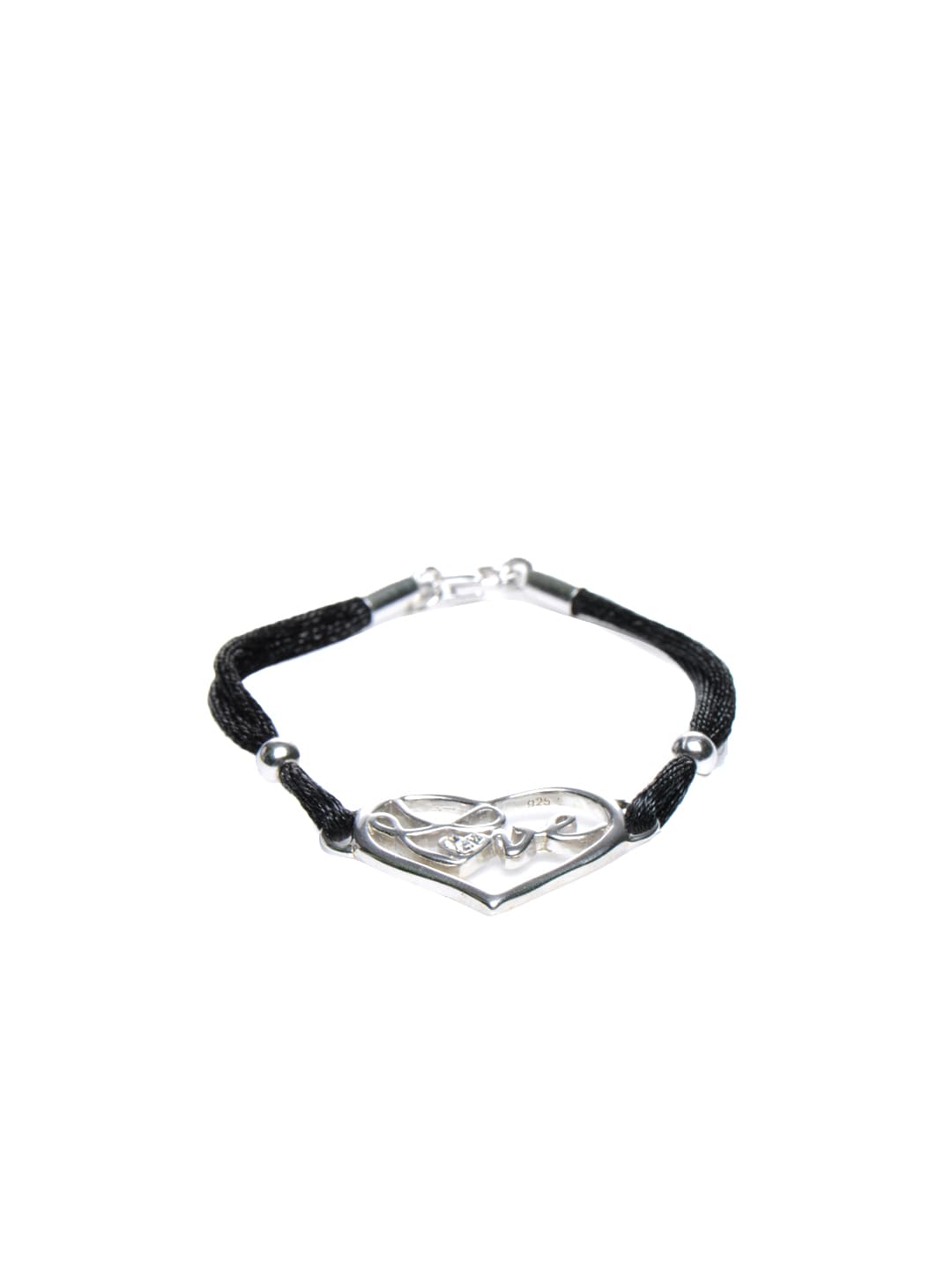 Lucera Women Black & Silver Bracelet