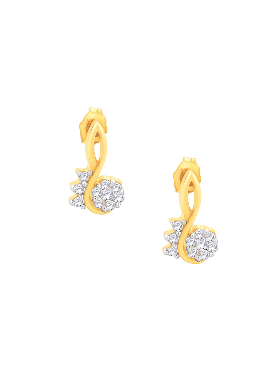 Lucera Women Gold Plated Silver Earrings