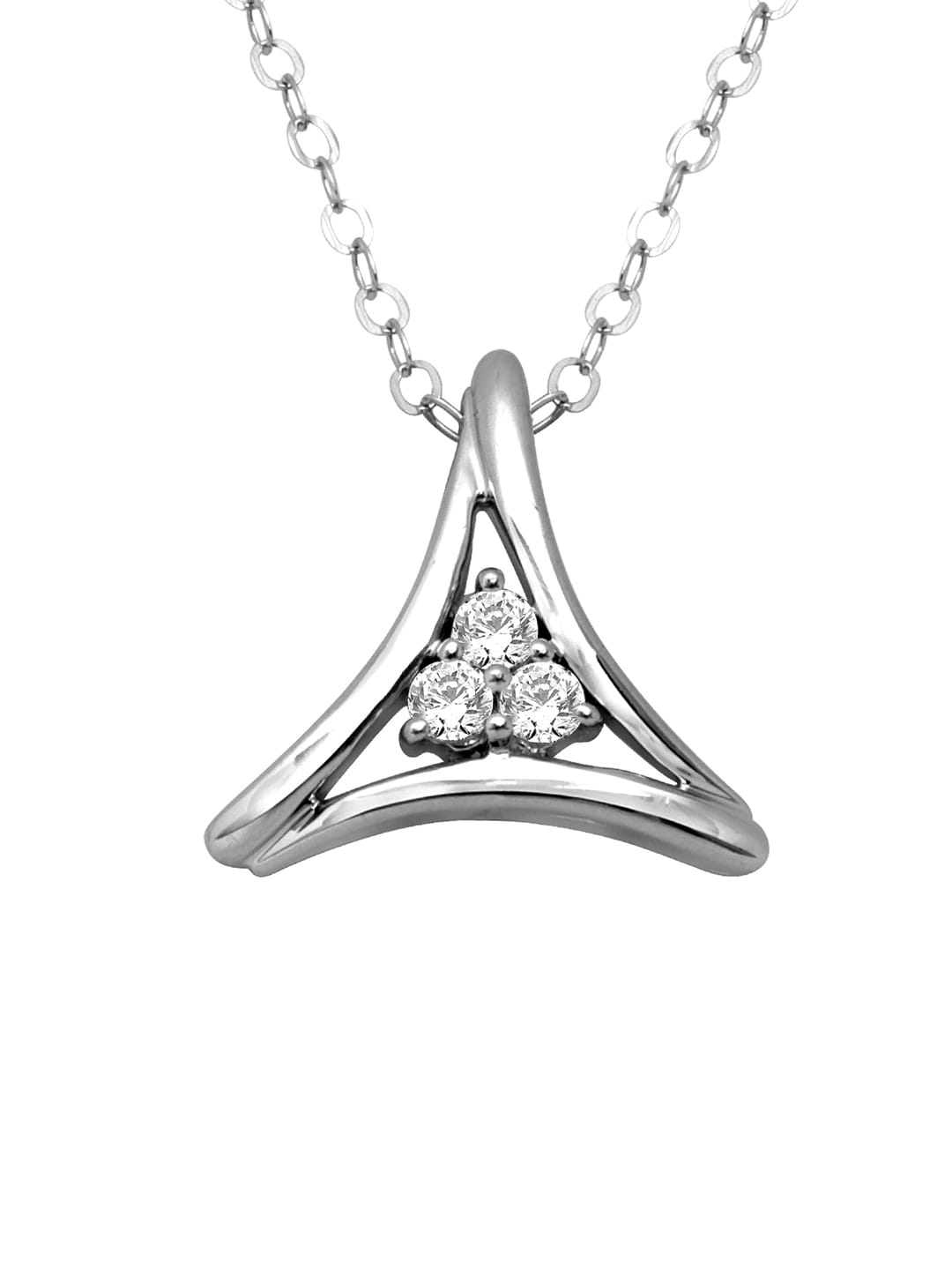 Lucera Women Silver Pendant with Chain