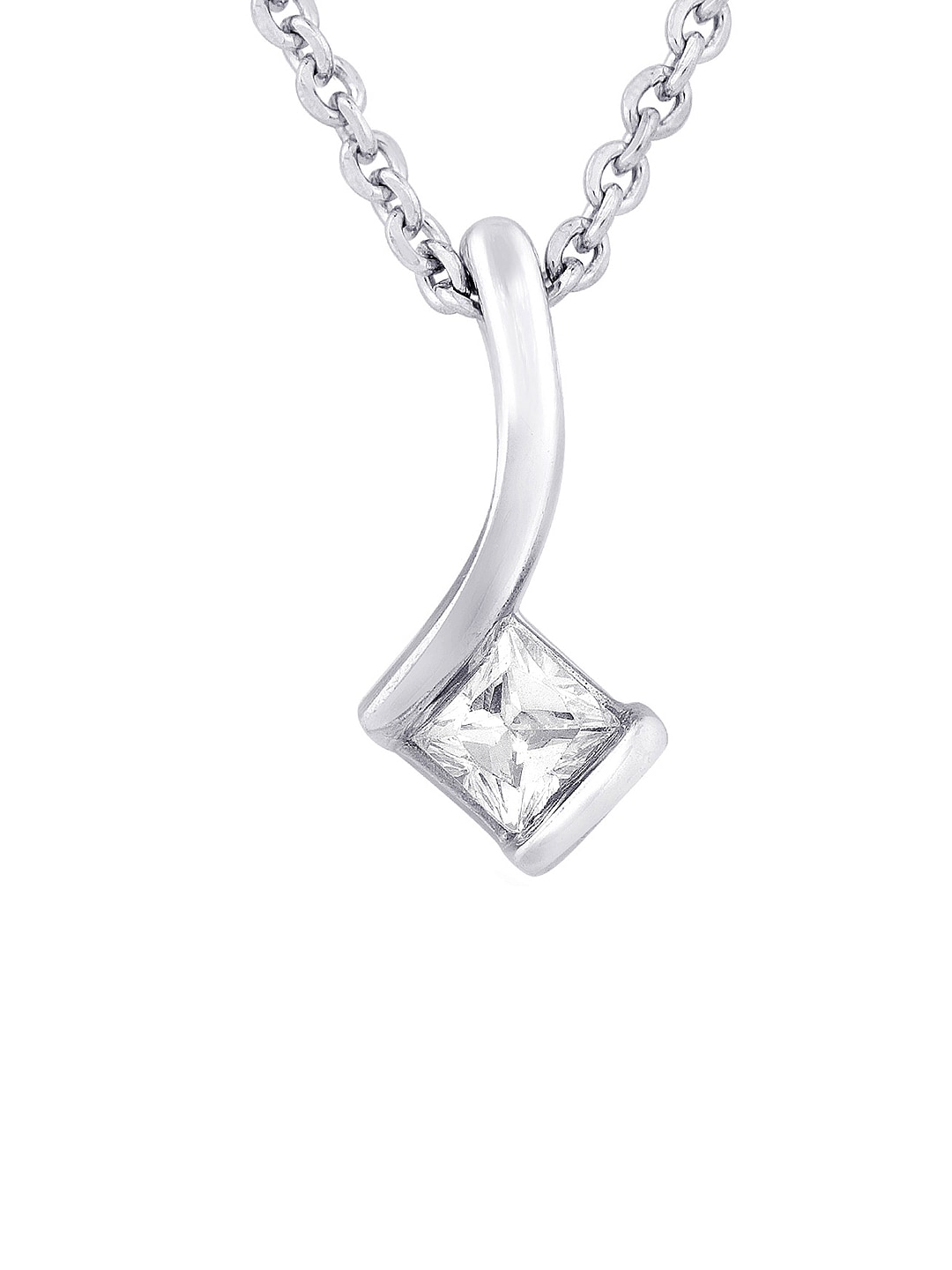 Lucera Women Silver Pendant with Chain