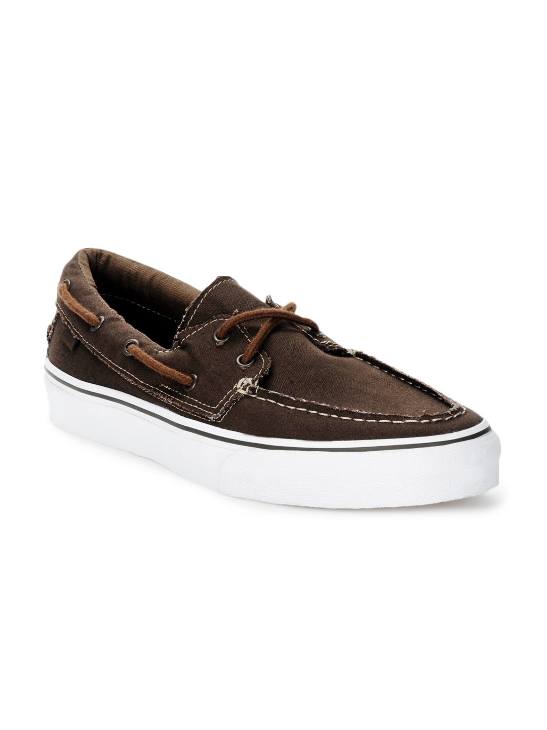Vans Men Brown Zapato Del Barco Shoes