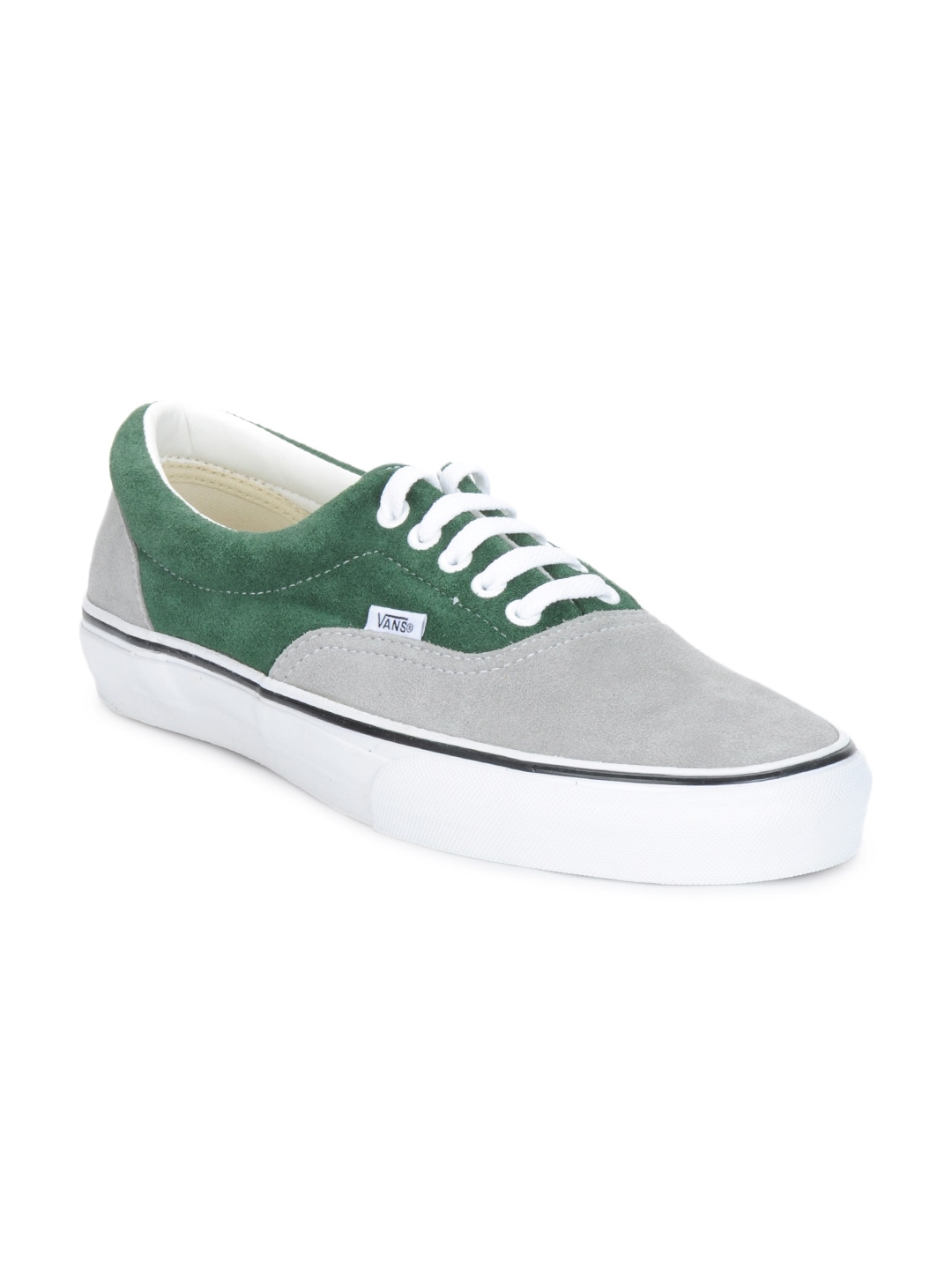 Vans Men Green & Grey Era Shoes