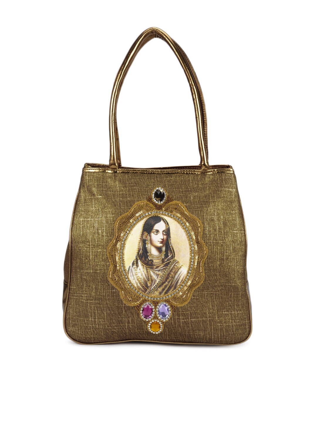 Rocia Women Gold Handbag