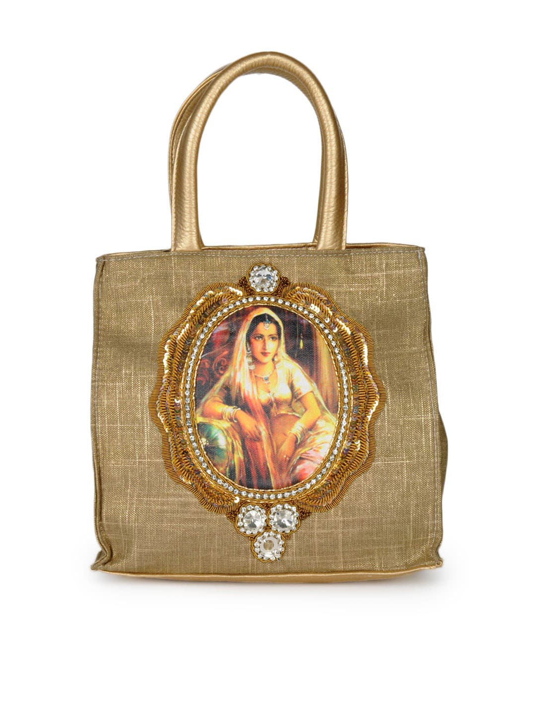 Rocia Women Gold Handbag