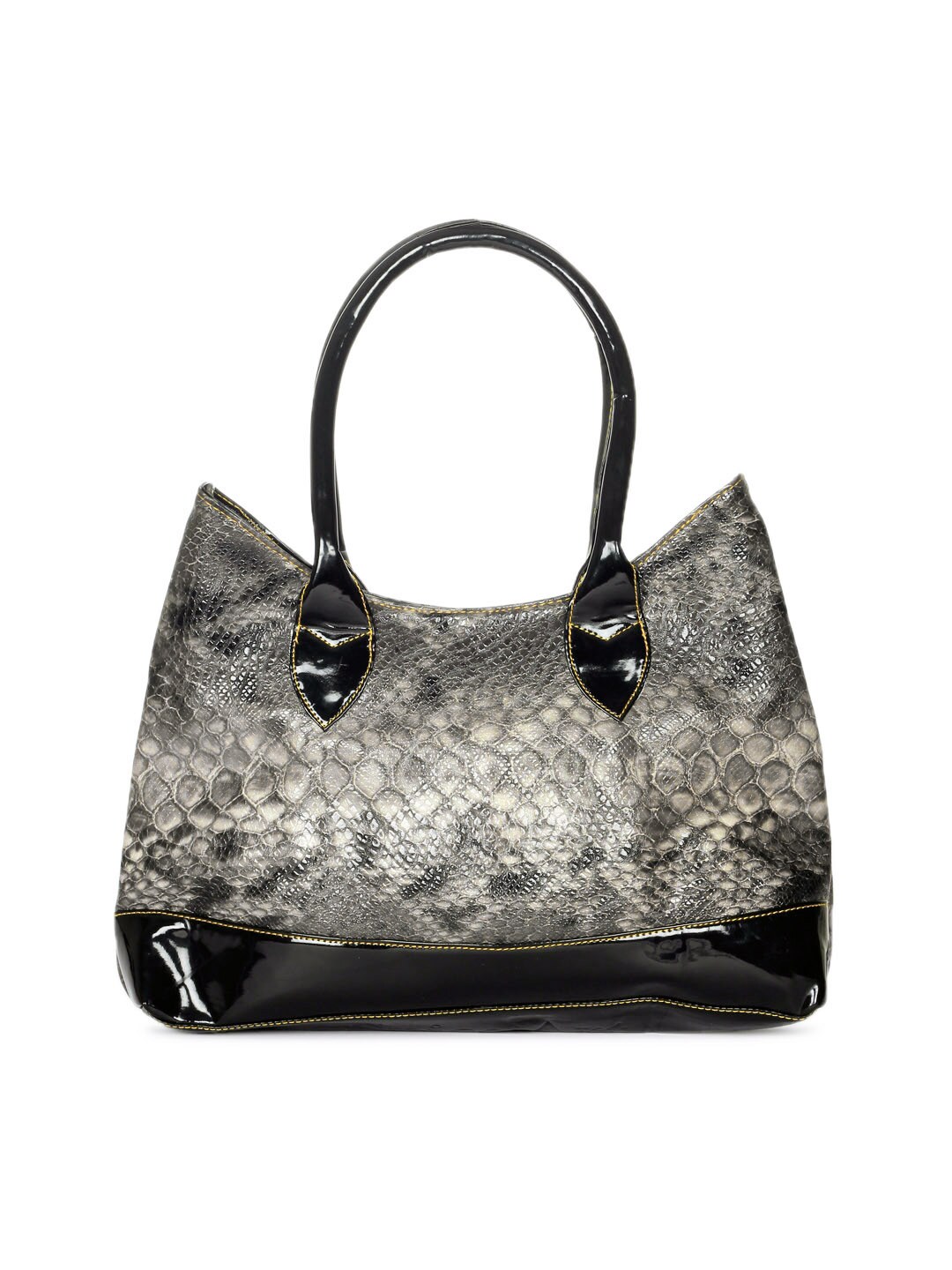 Spice Art Women Grey & Black Handbag