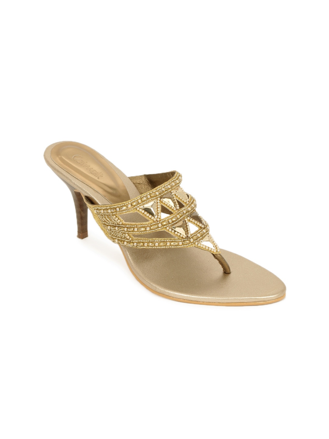 Catwalk Women Gold Heels