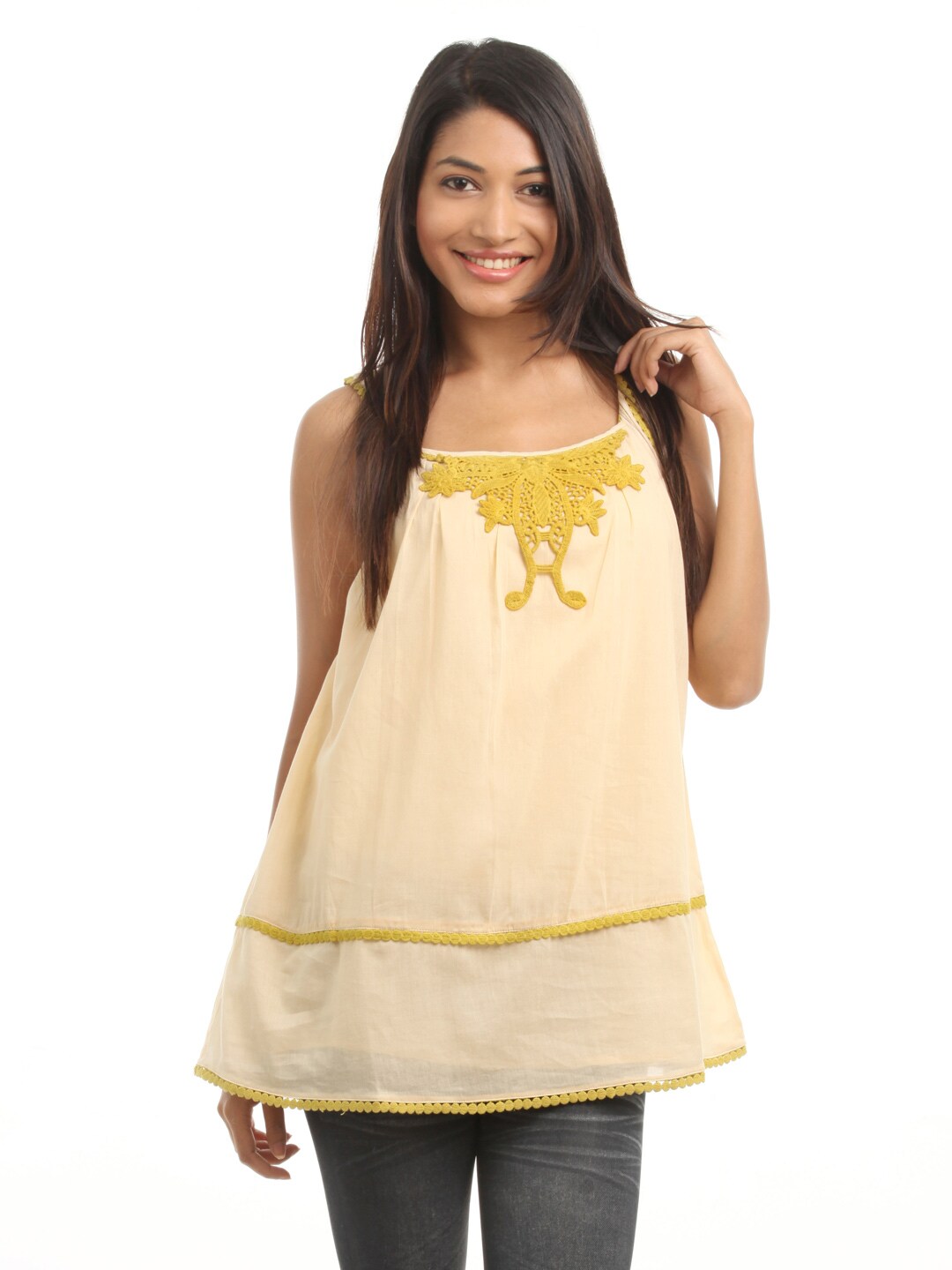 Mineral Women Cream Tunic