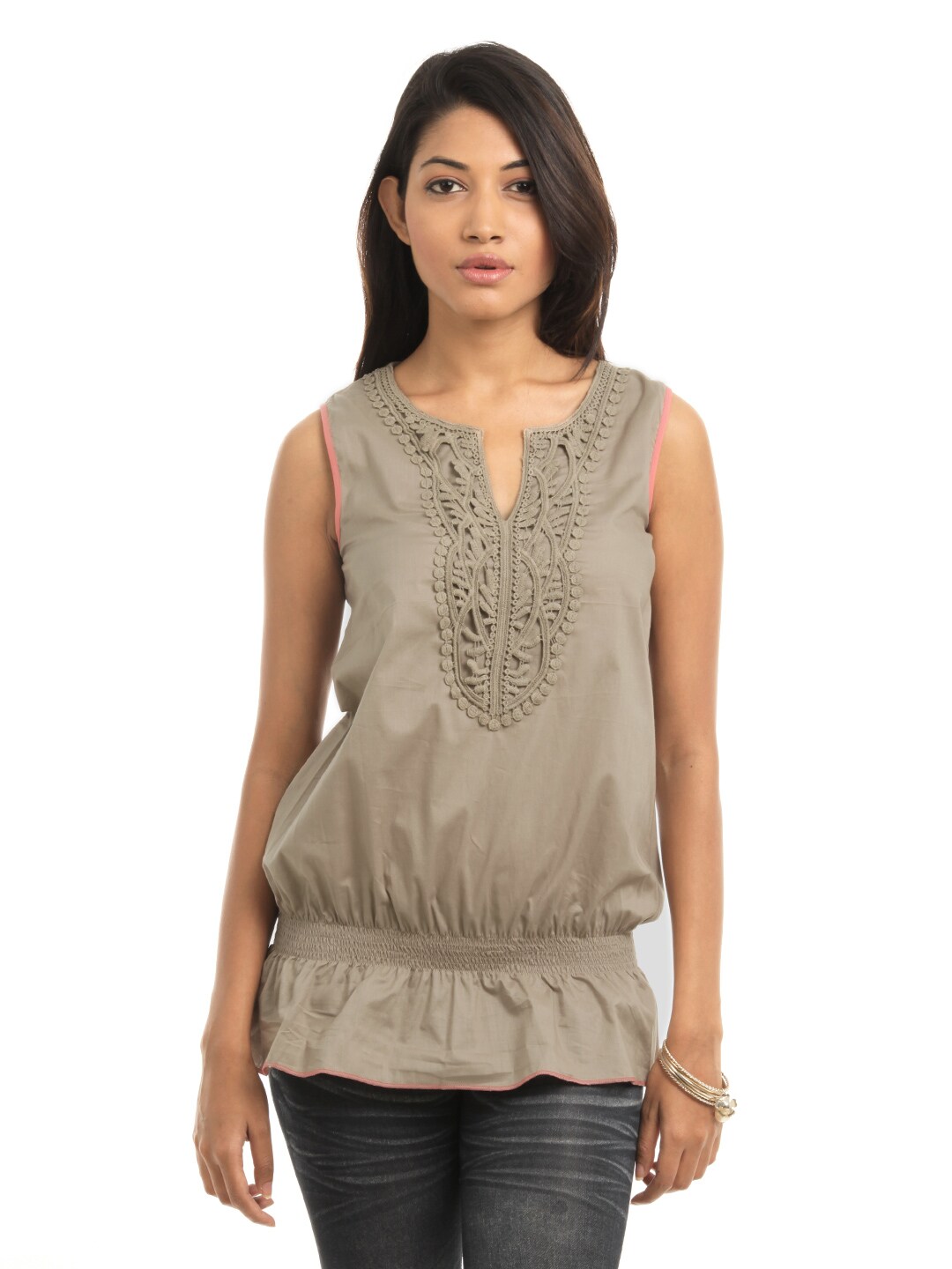 Mineral Women Brown Top