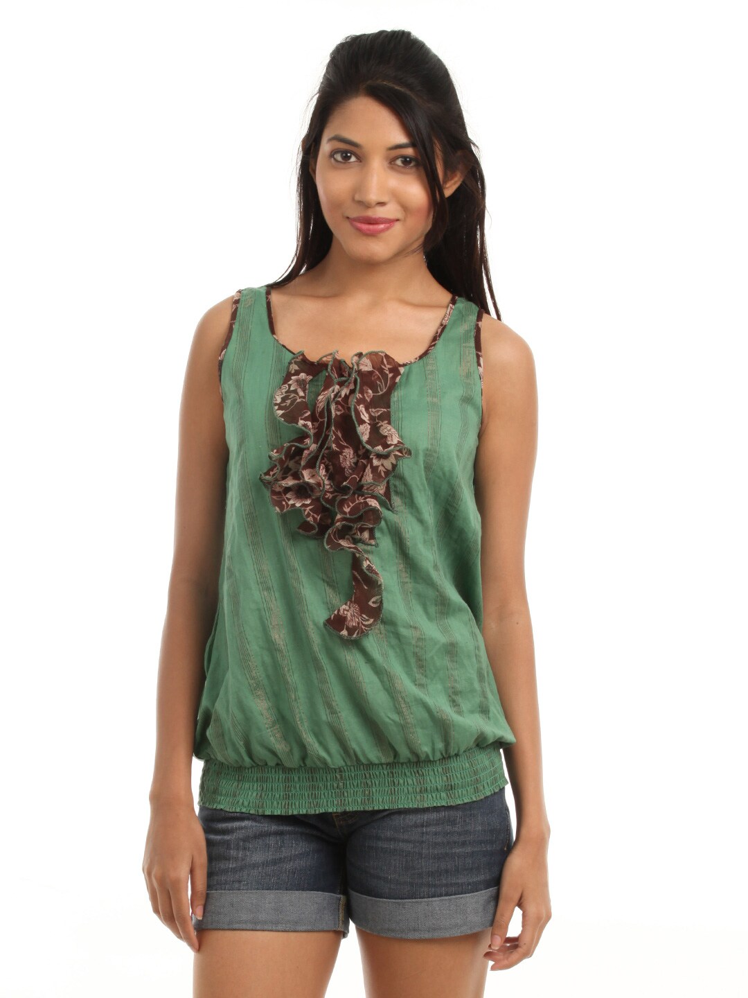 Mineral Women Green Top