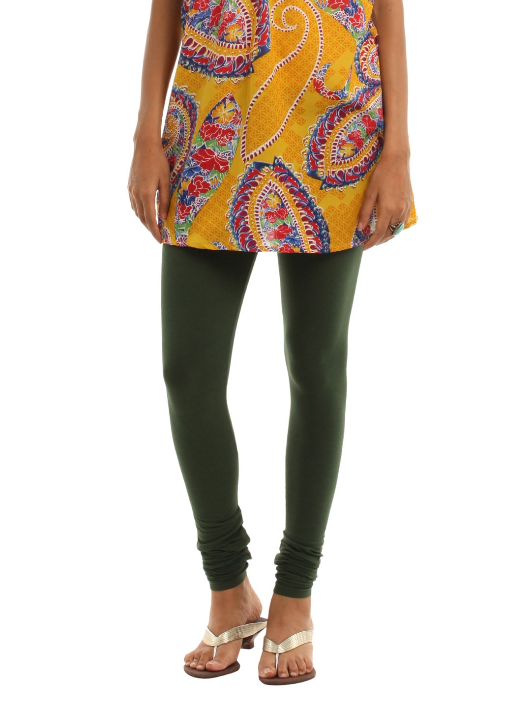 Vishudh Green Leggings