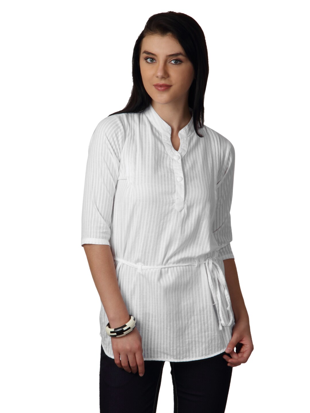 Alma Women White Tunic