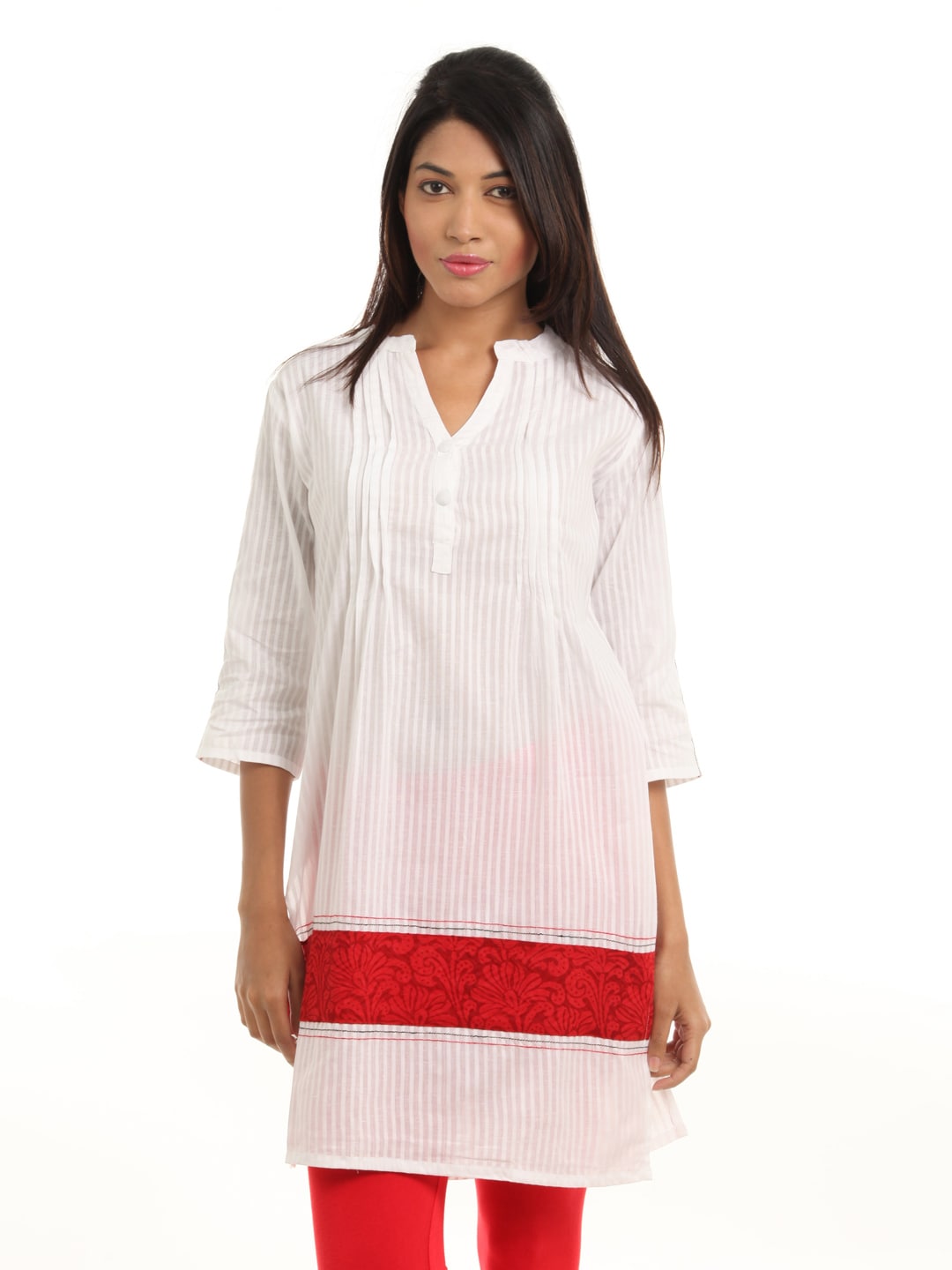 Alma Women White Kurta