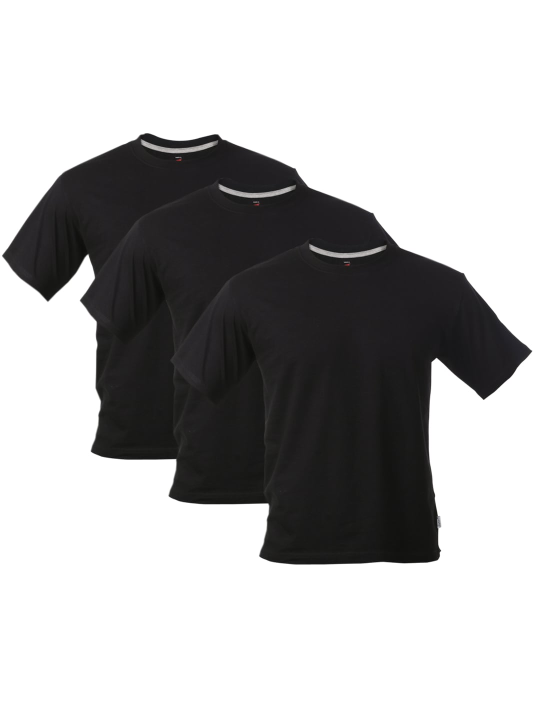 Hanes Men Black Pack of 3 T-shirt