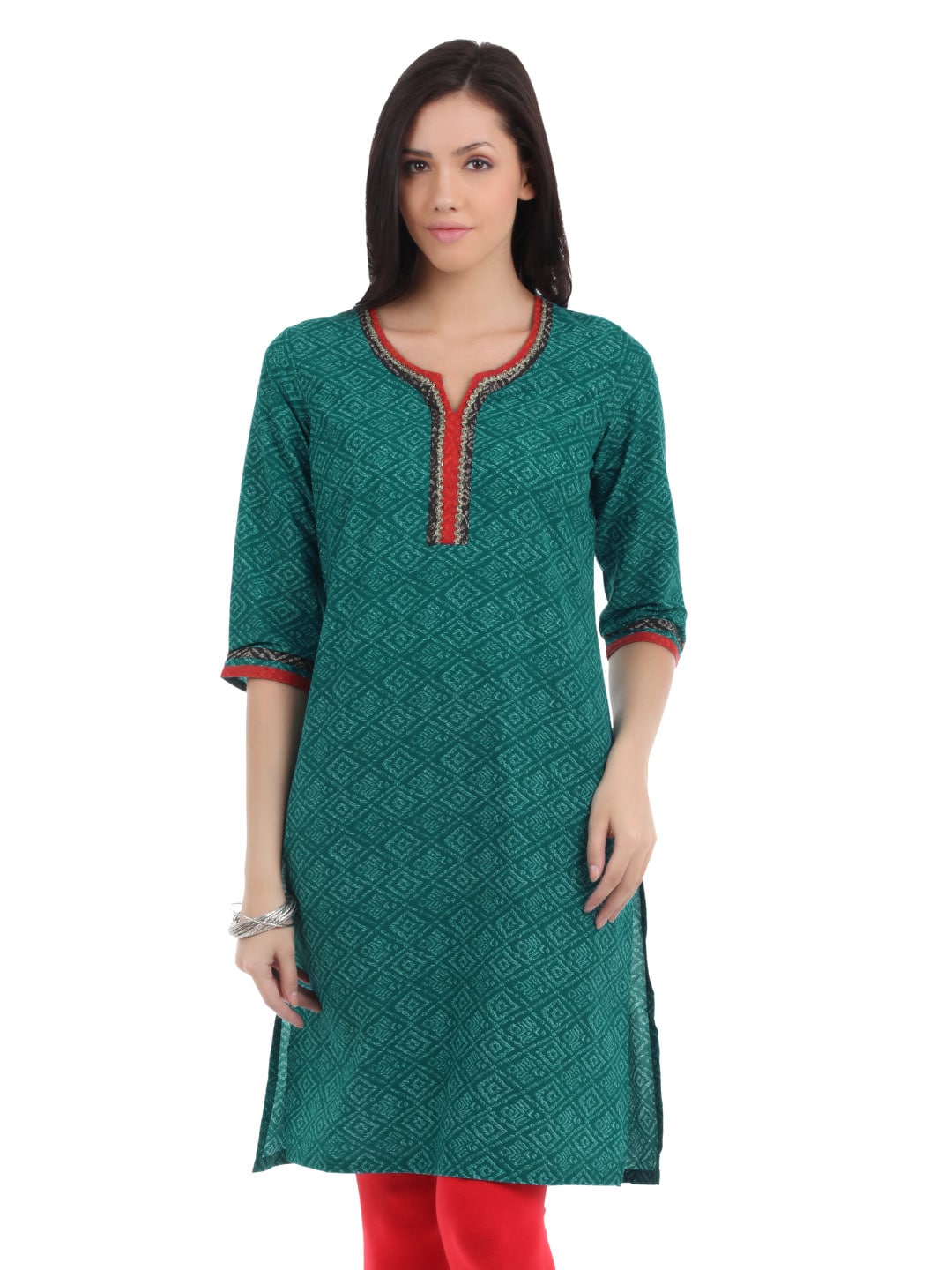 Aurelia Women Teal Kurta