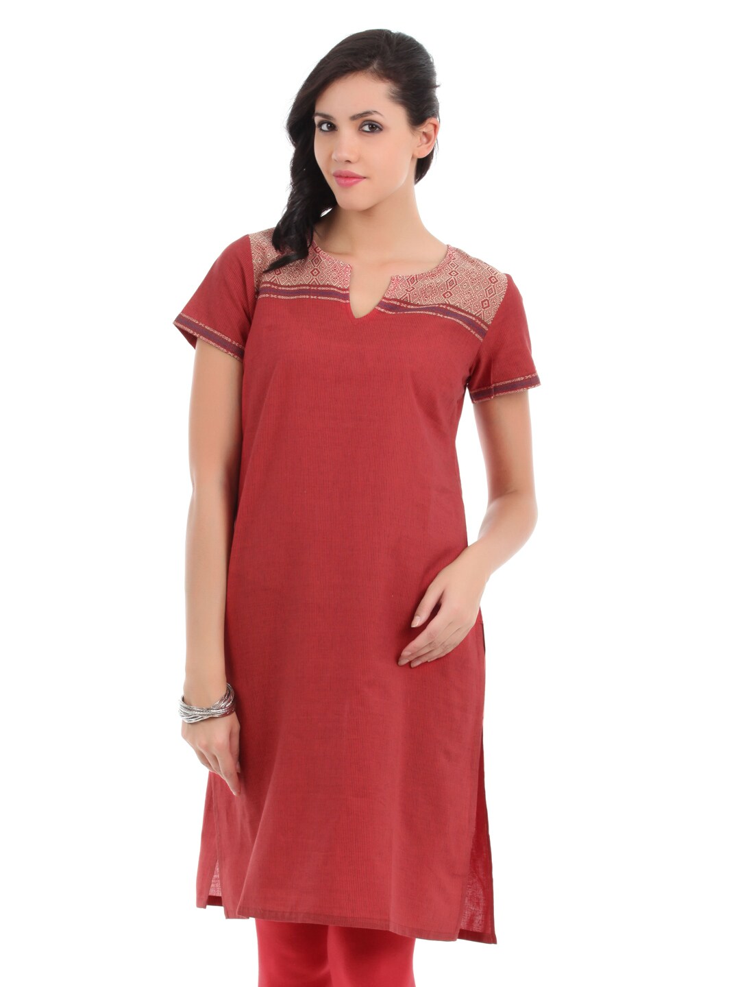 Aurelia Women Red Kurta