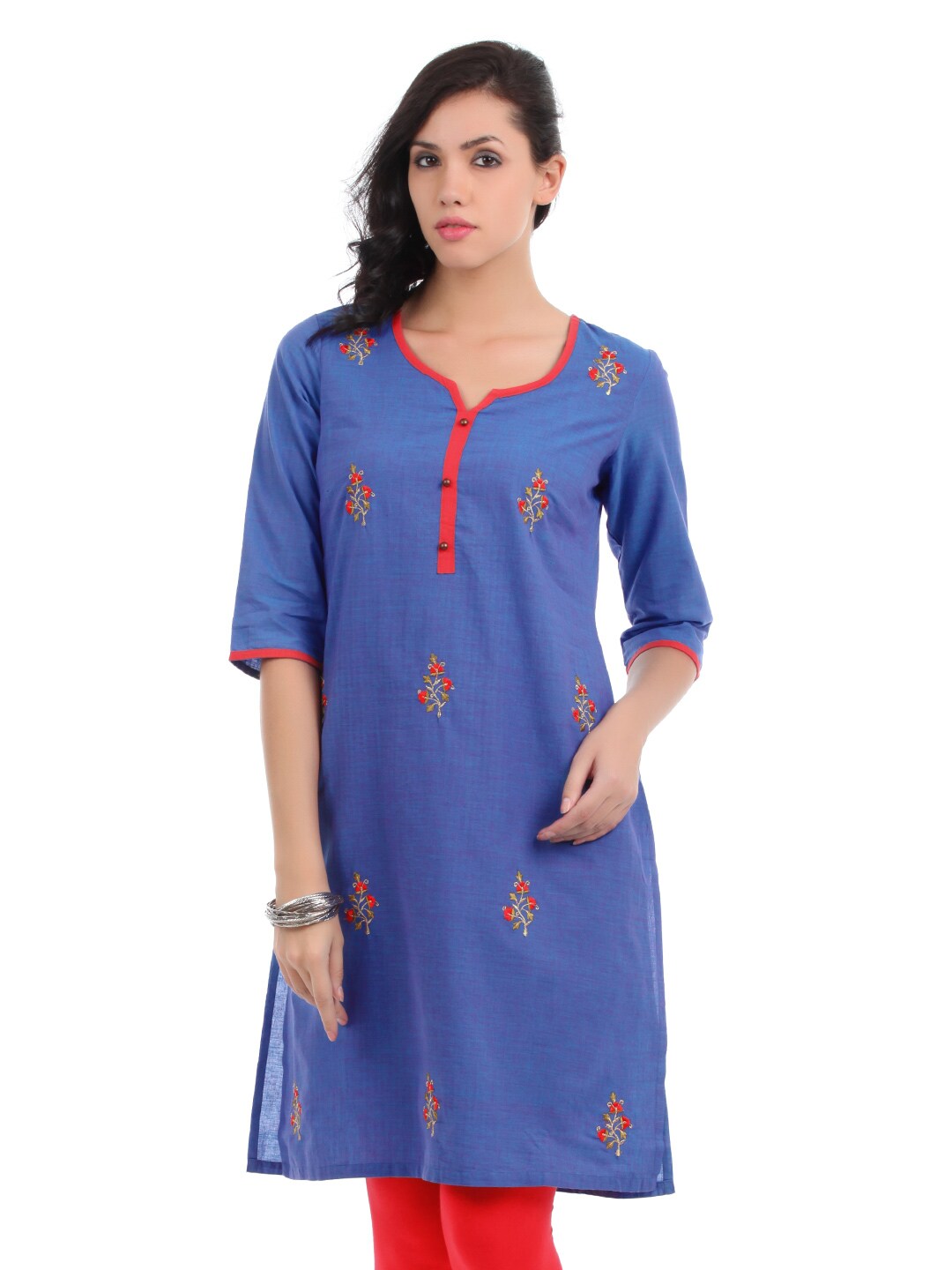 Aurelia Women Blue Kurta