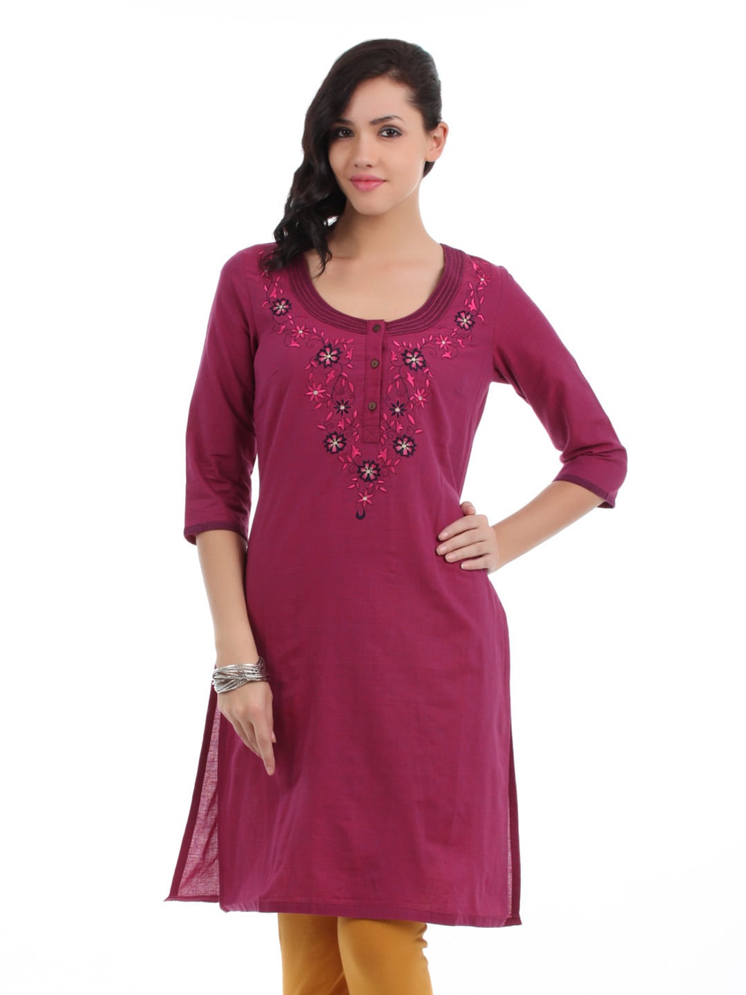 Aurelia Women Pink Kurta