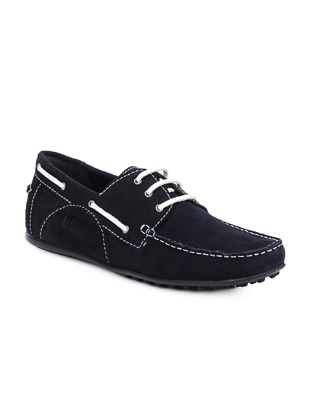U.S. Polo Assn. Men Navy Blue Boat Shoes