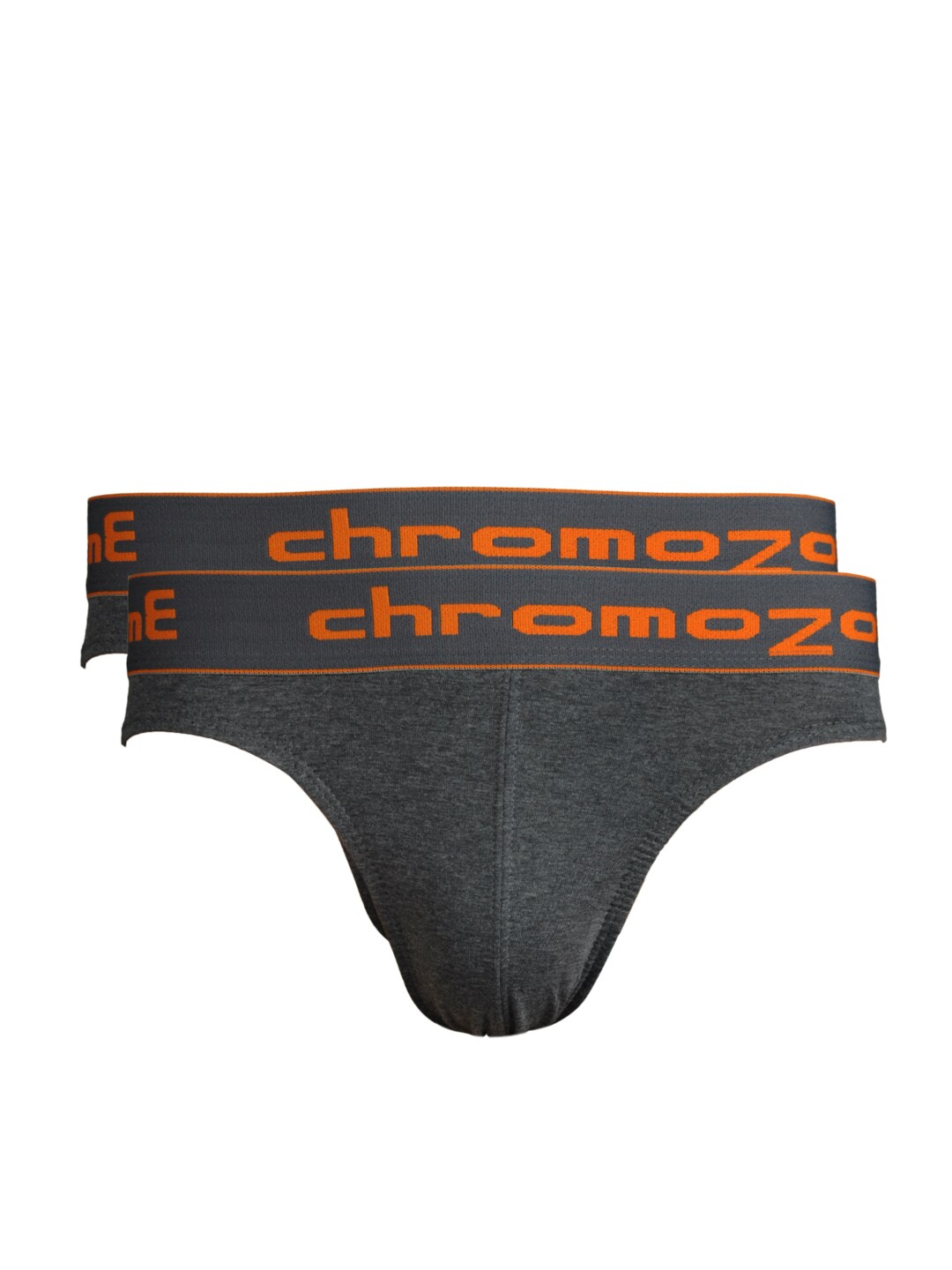 Chromozome Men Grey Pack of 2 Briefs