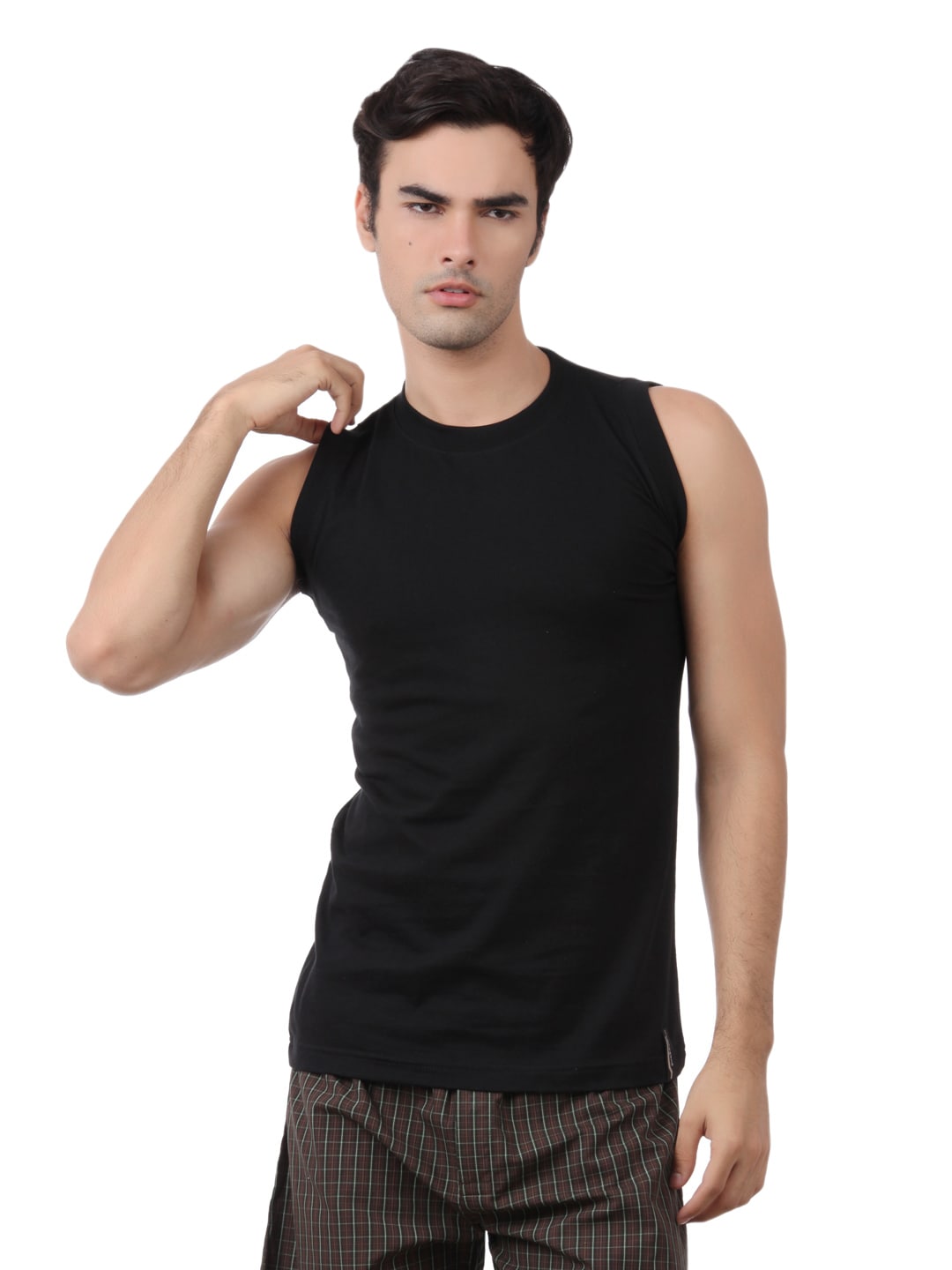 Chromozome Men Black Innerwear  T-shirt
