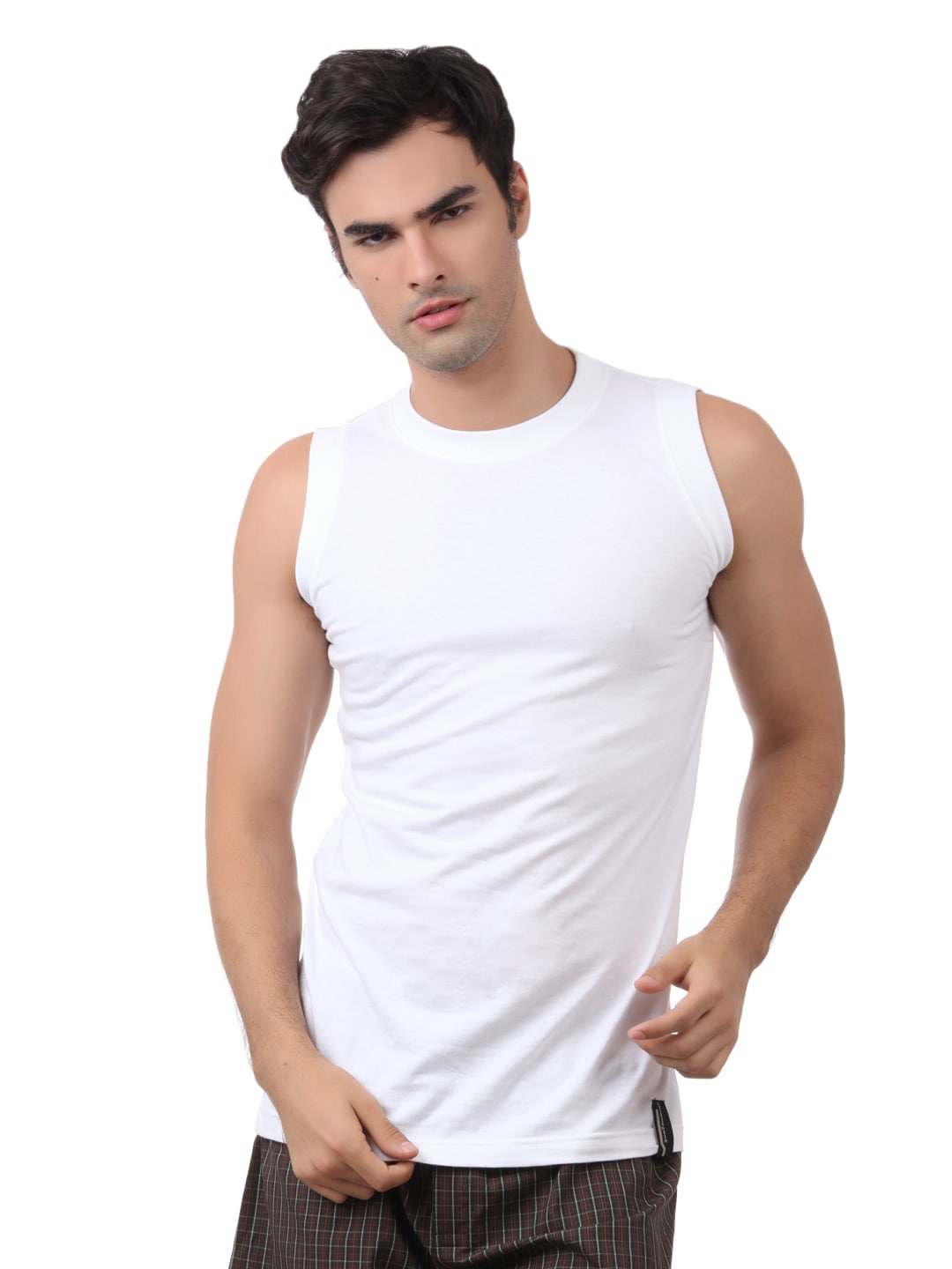 Chromozome Men White Innerwear T-shirt