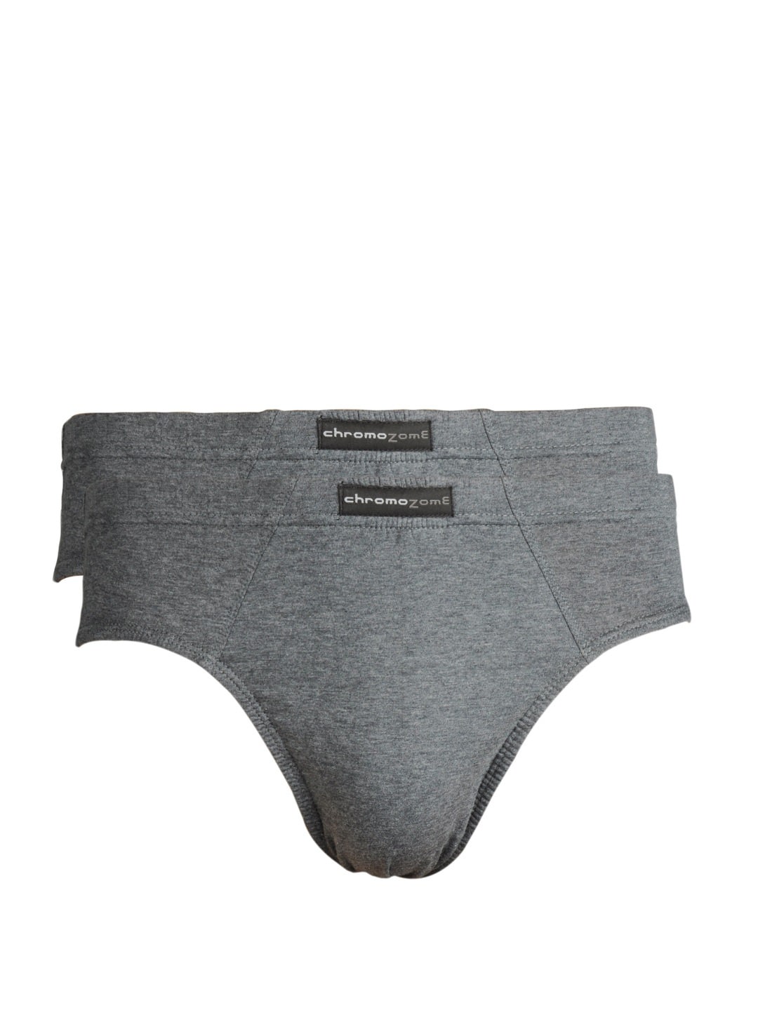 Chromozome Men Charcoal Pack of 2 Briefs