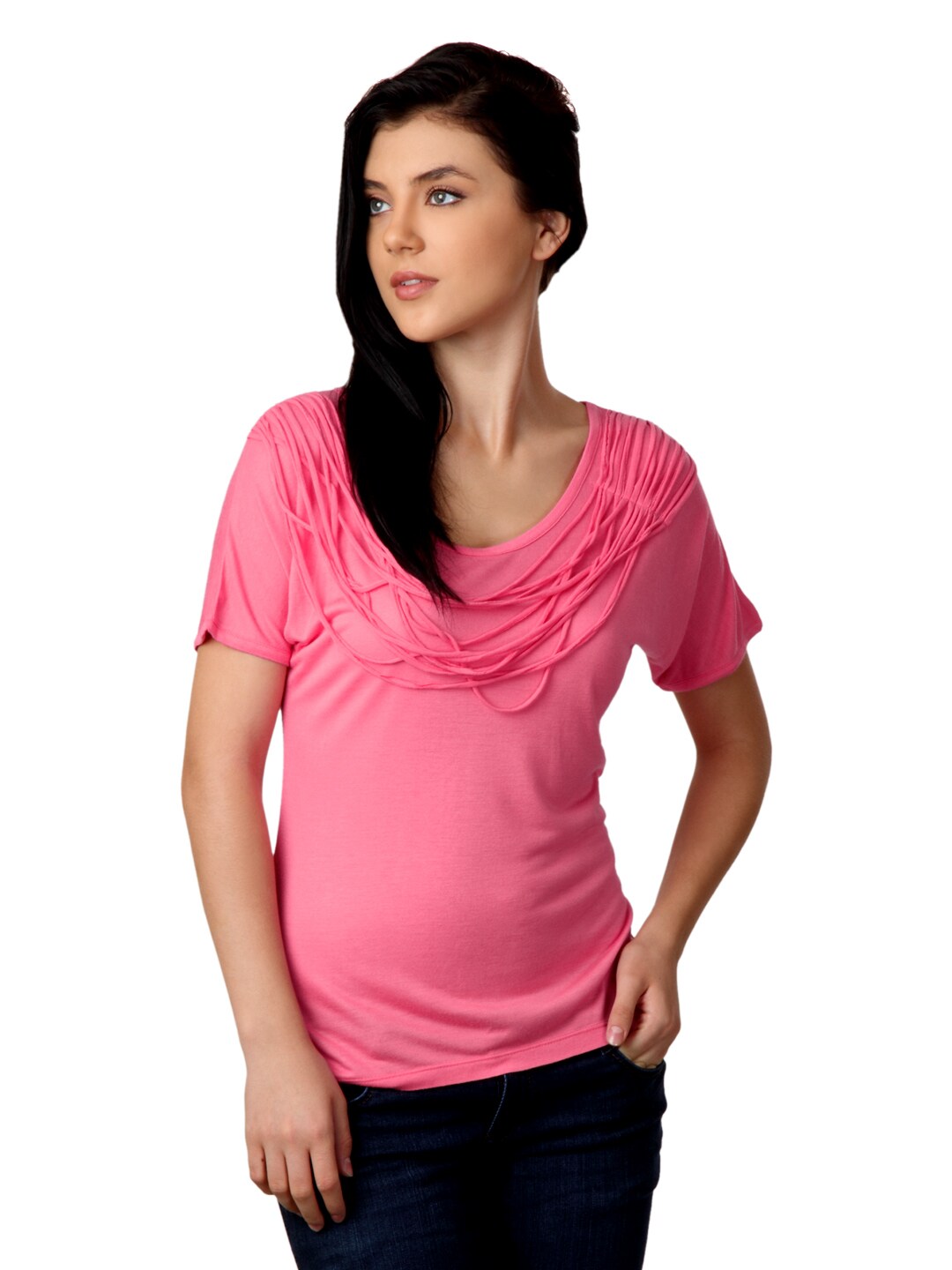 Latin Quarters Women Pink Top