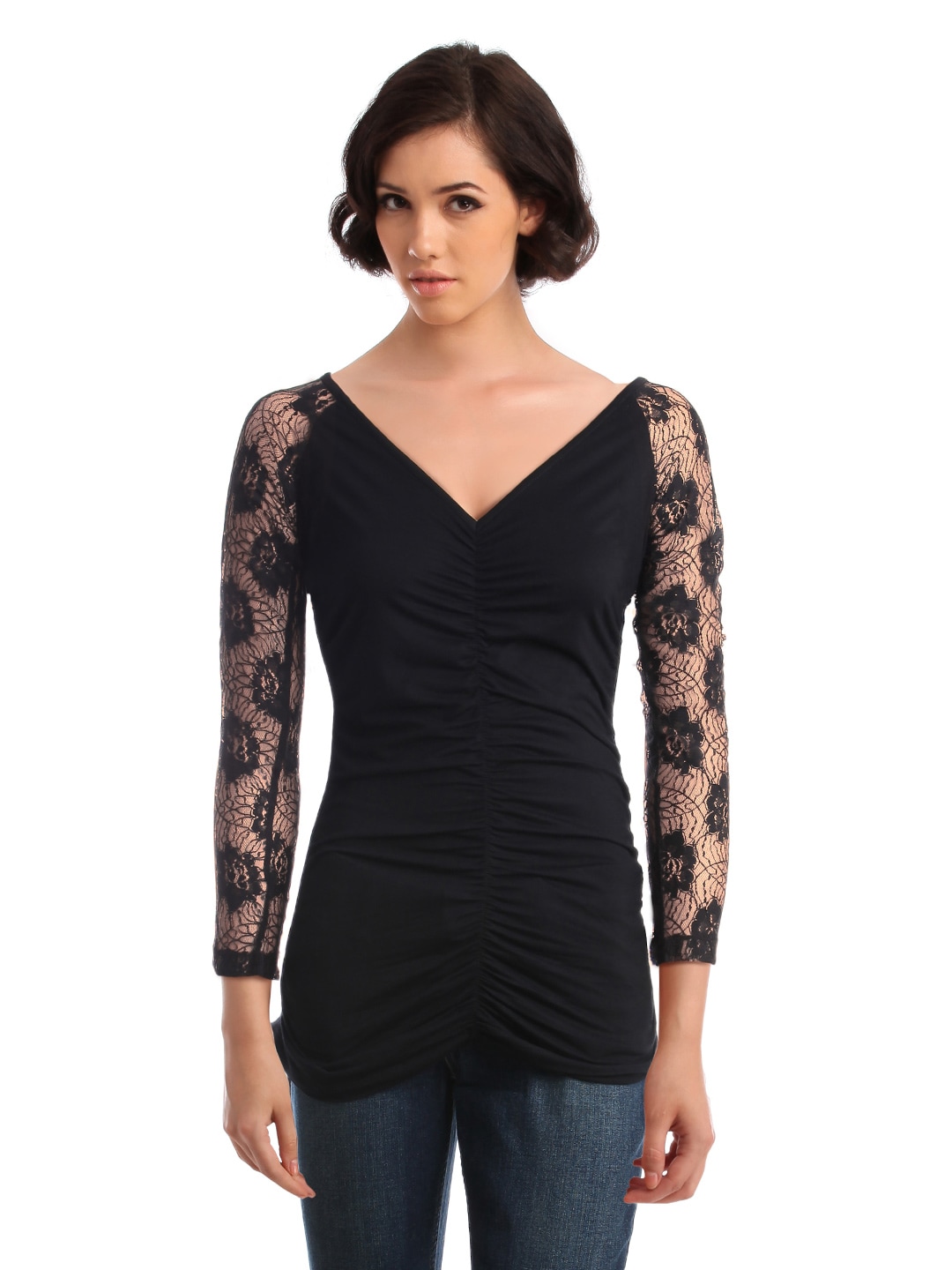 Latin Quarters Women Black Top