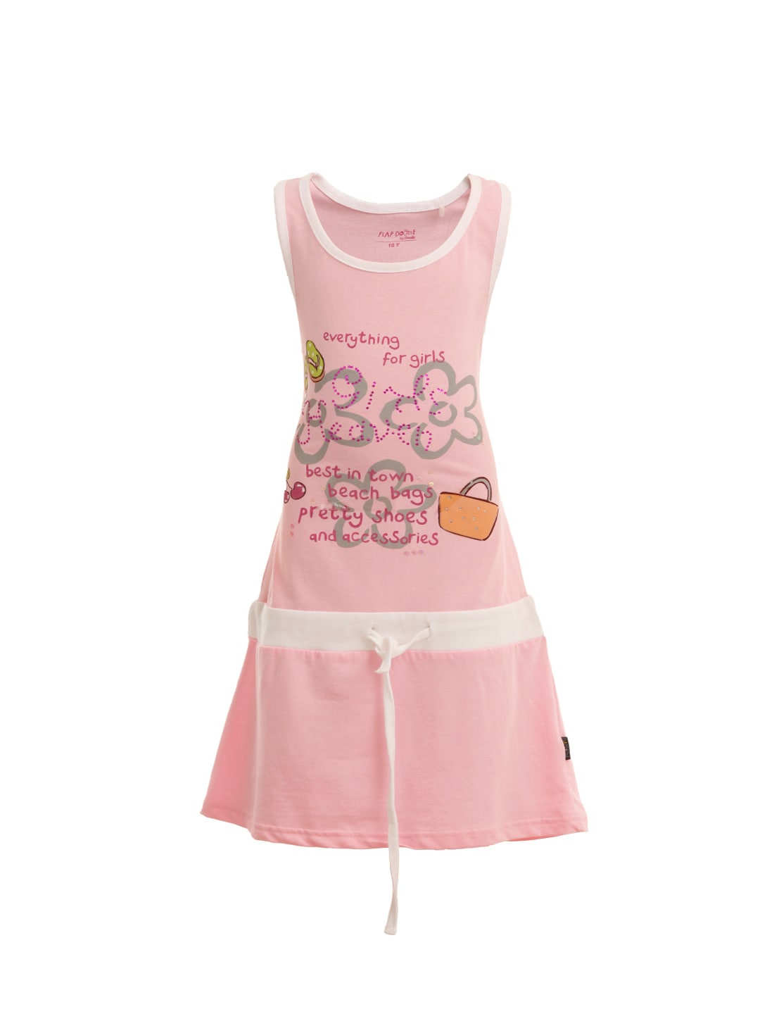 Doodle Girls Pink Printed Dress