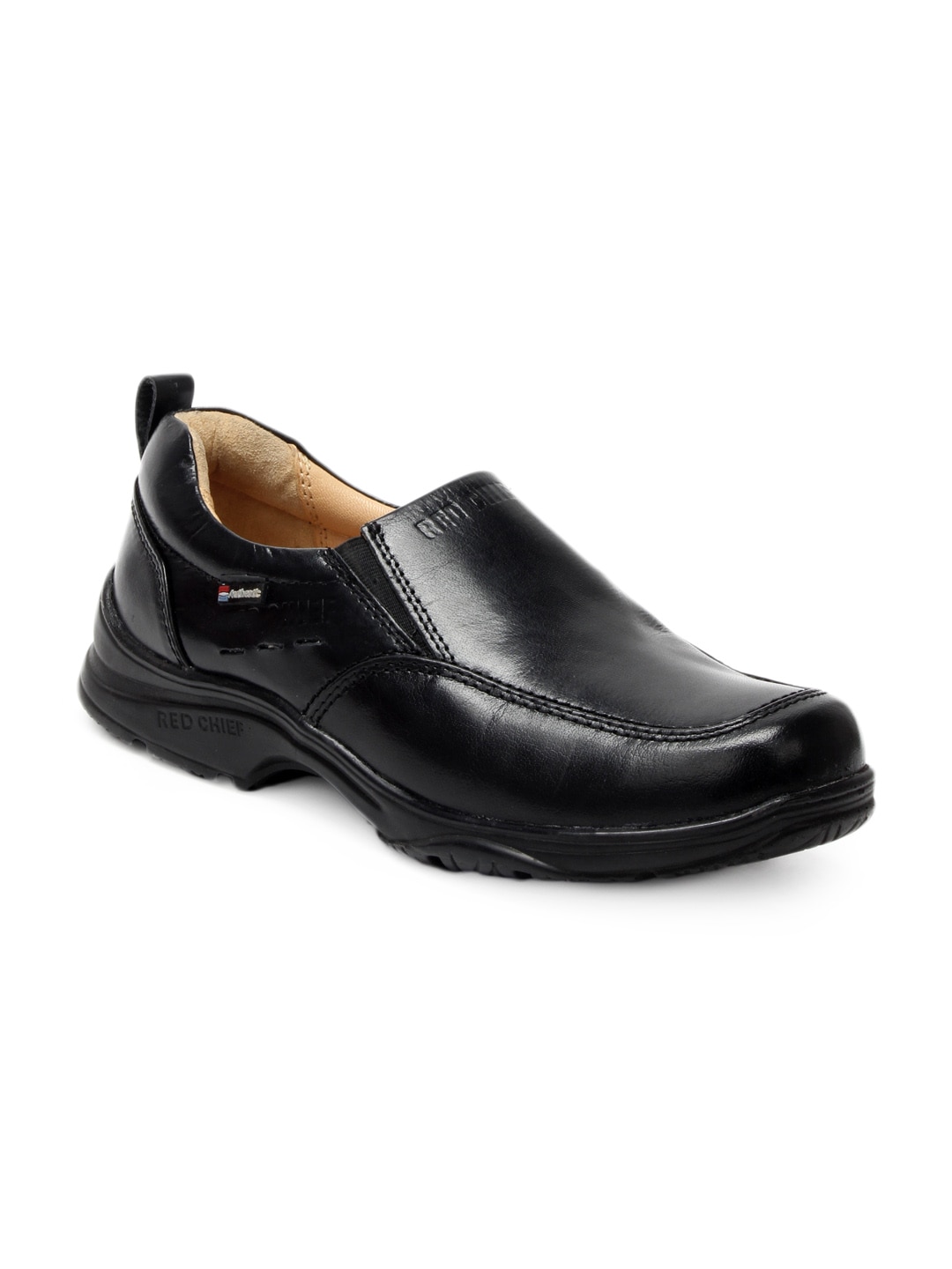Red Chief Men Black Formal Shoes