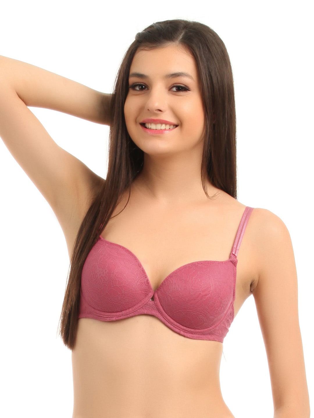 Enamor Rose Coloured Smooth Bra