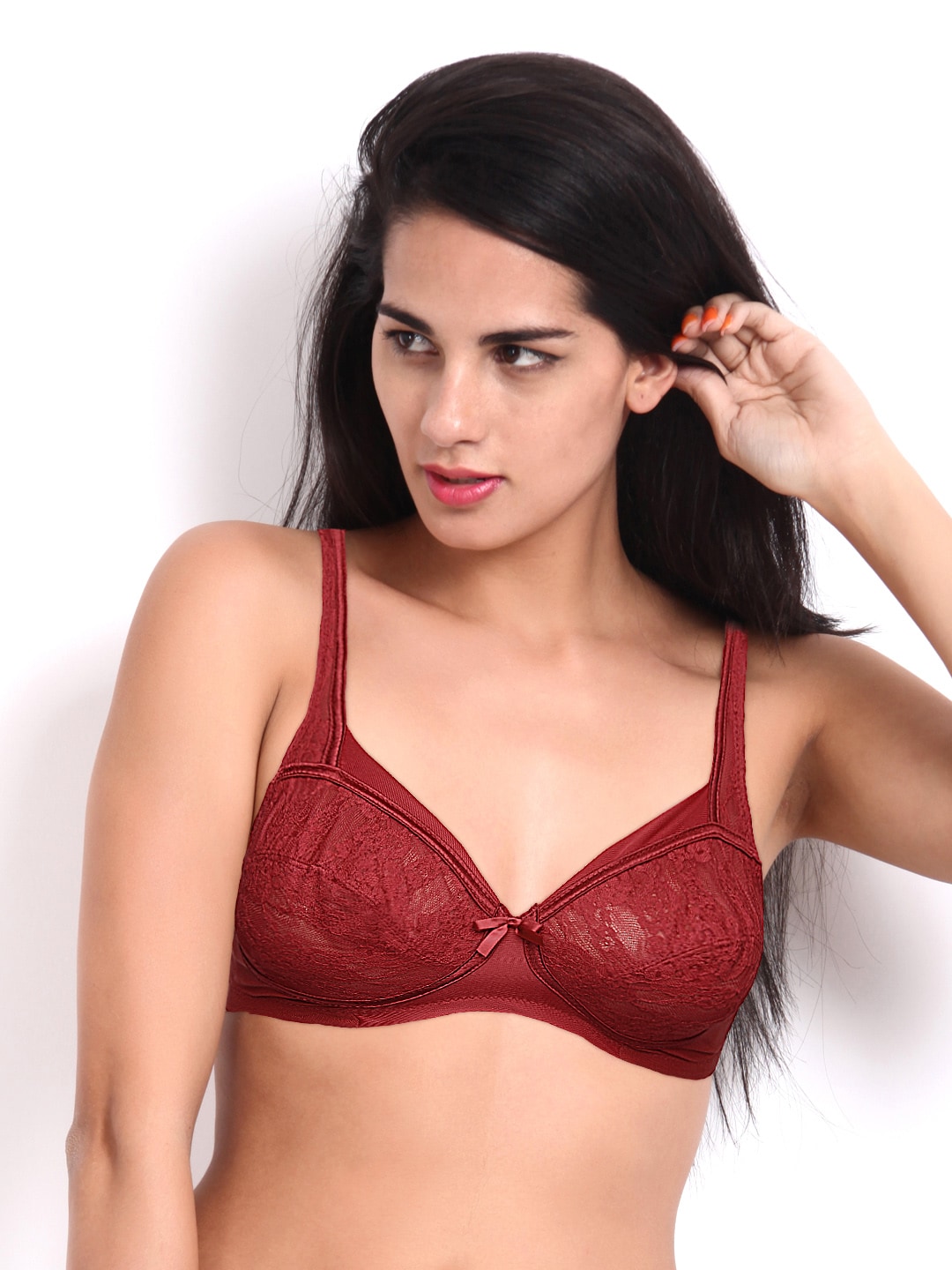 Enamor Maroon Bra FB06