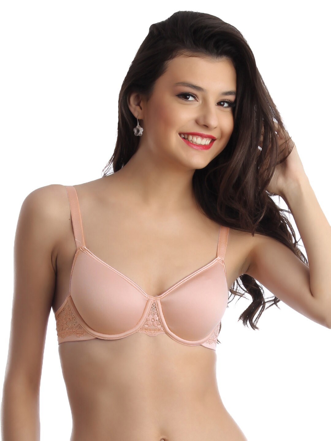 Enamor Rose Coloured Bra