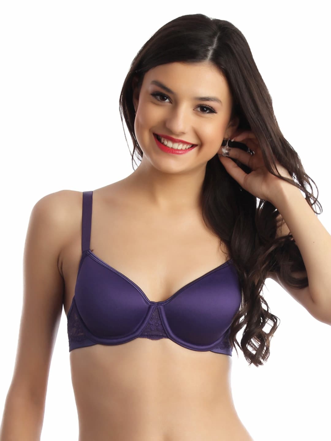 Enamor Mulberry Purple Coloured Bra