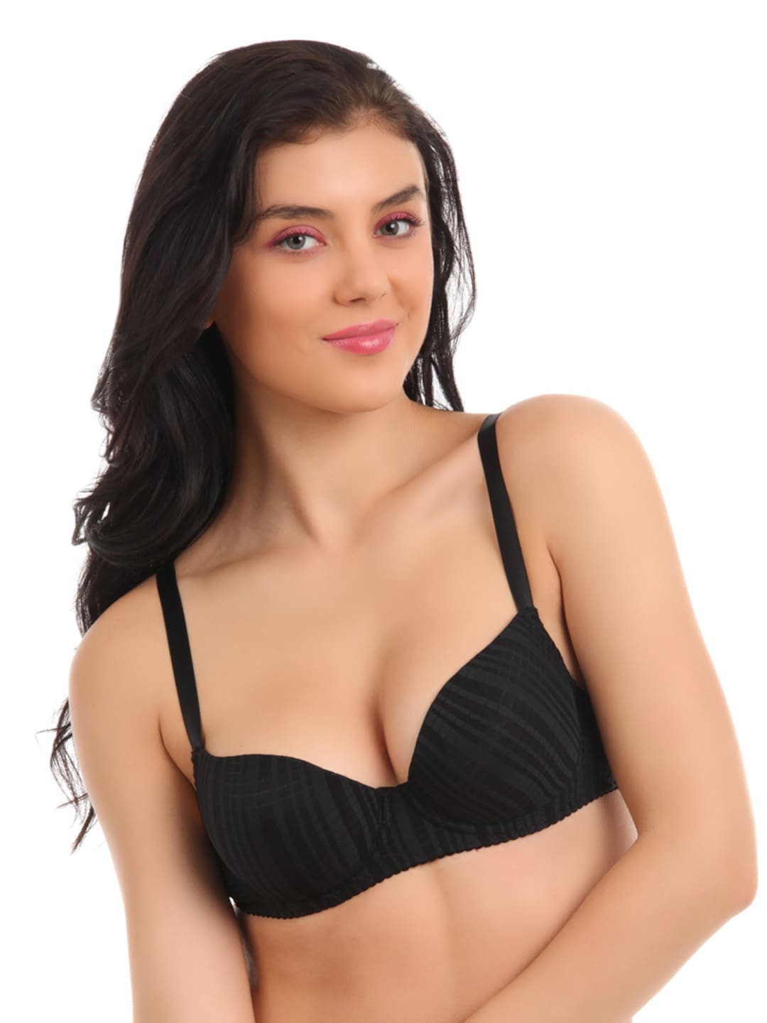 Enamor Black La Mode Bra