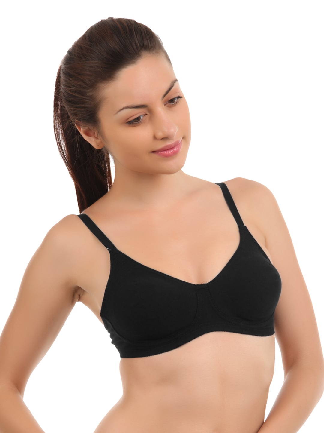 Enamor Women Black Bra