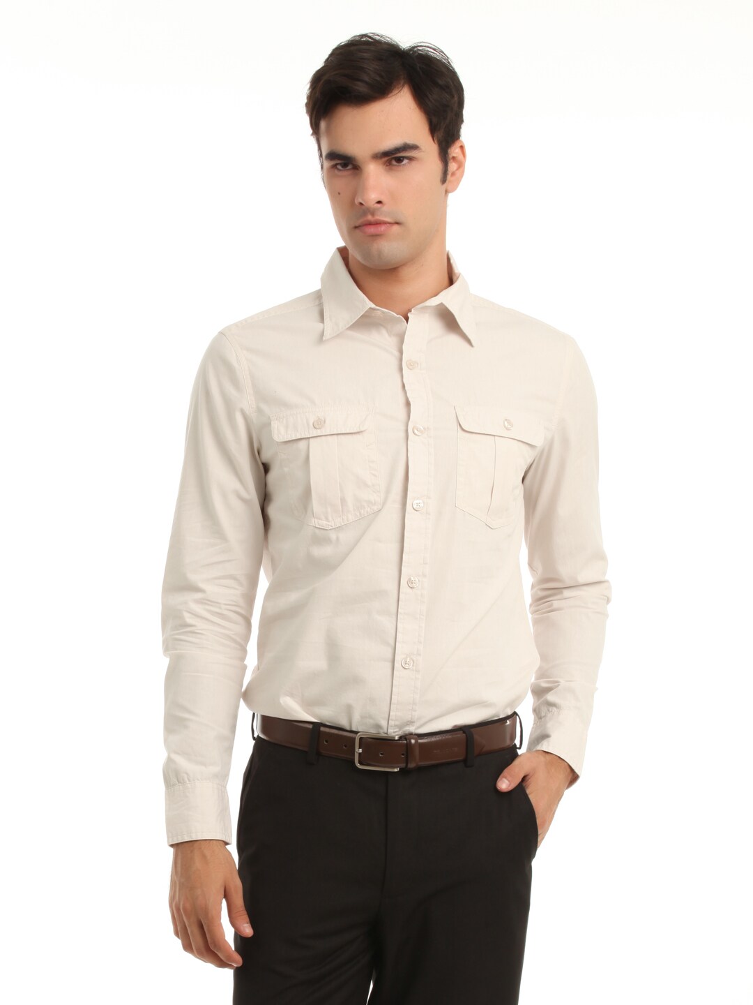 Myntra Men Light Pink Shirt