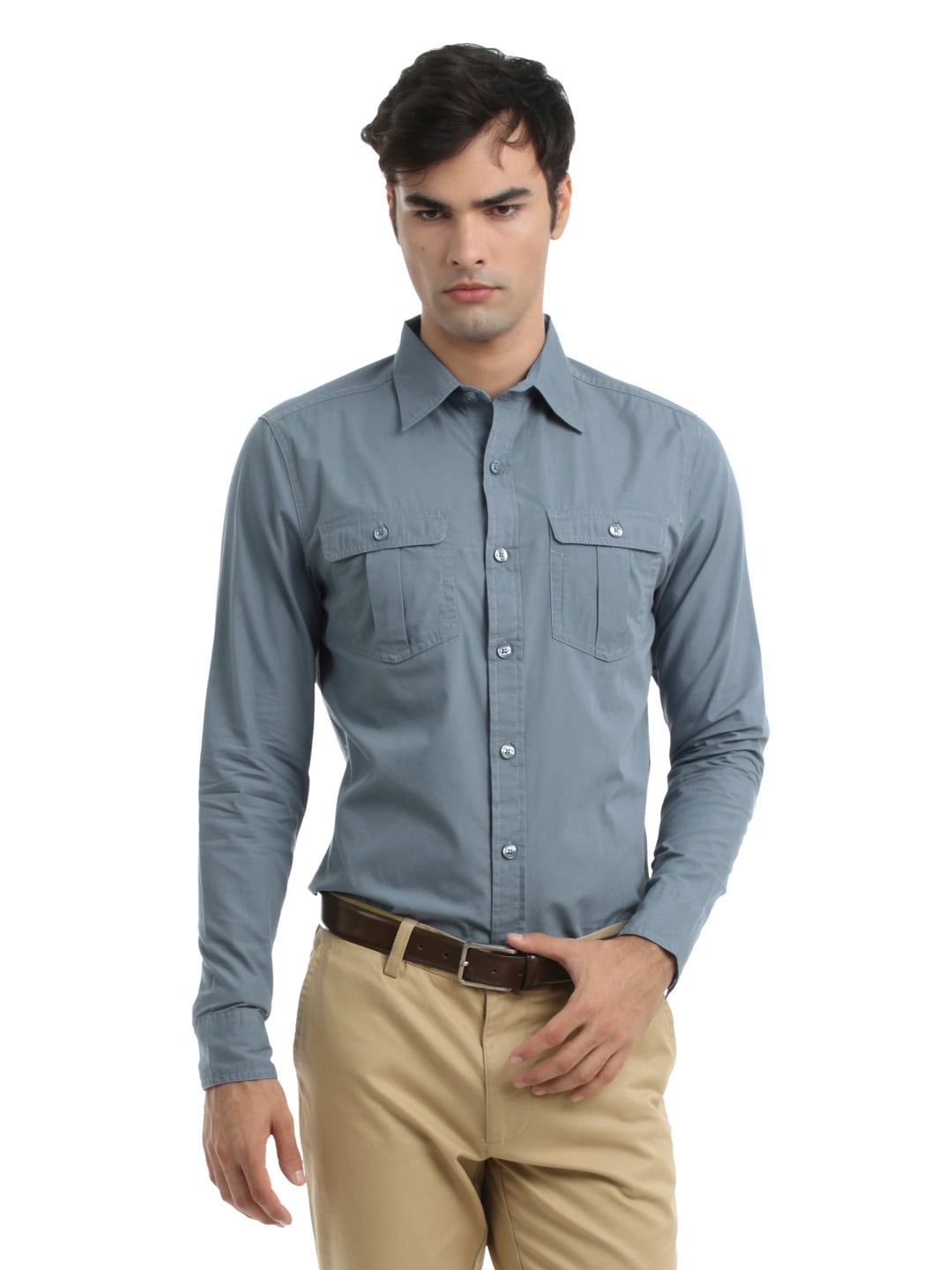 Myntra Men Blue Shirt