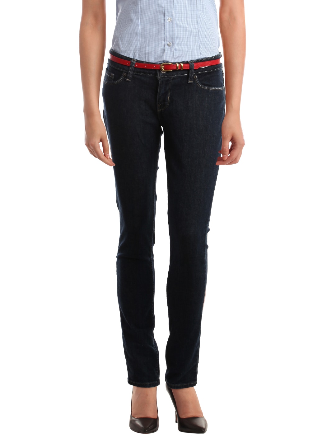 Denizen Women Indigo Blue Jeans