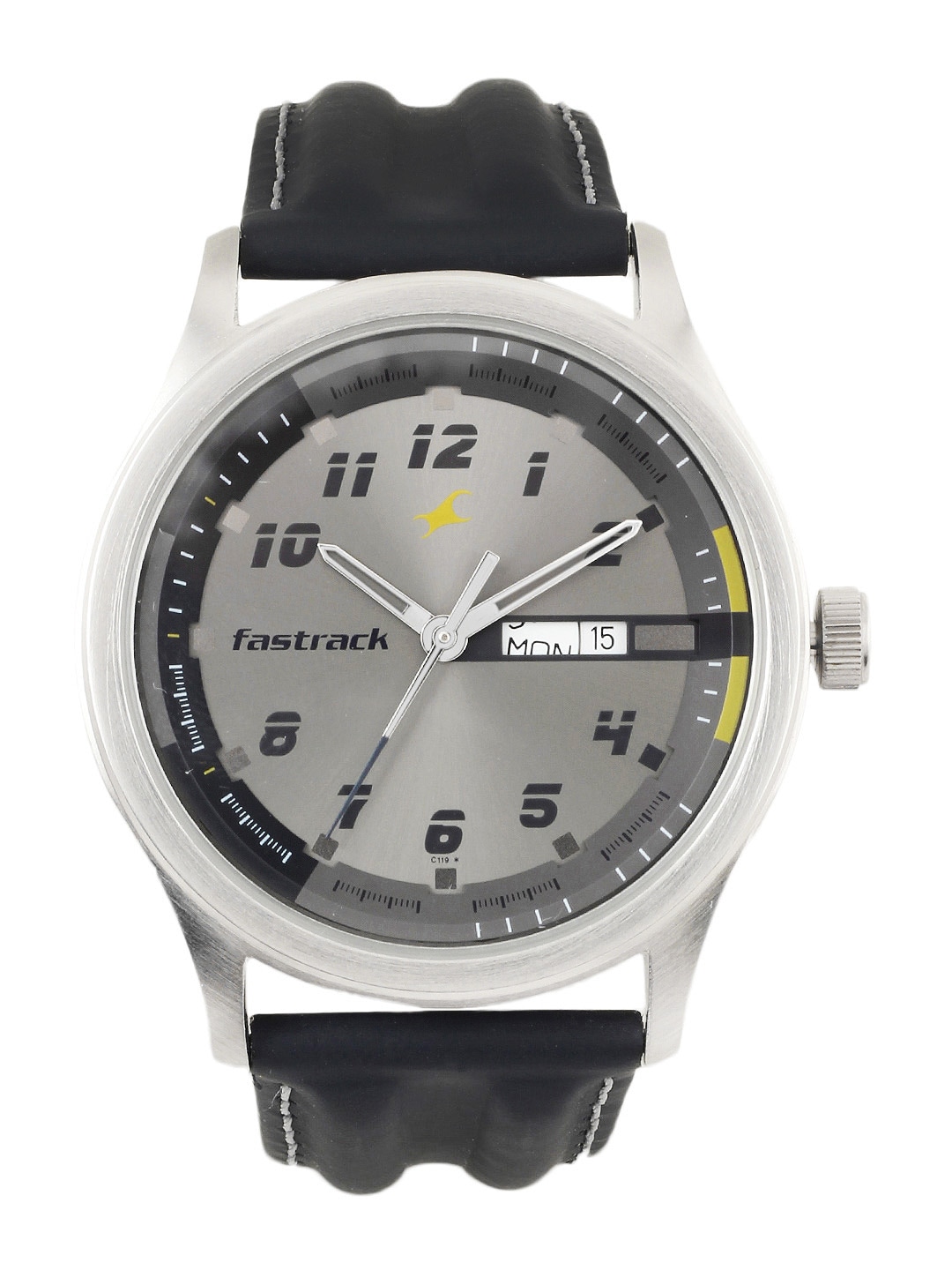 Fastrack Men Grey Dial Watch NB3001SL02